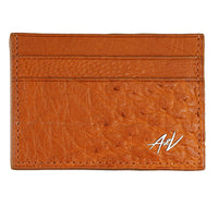 Card Holder in Ostrich