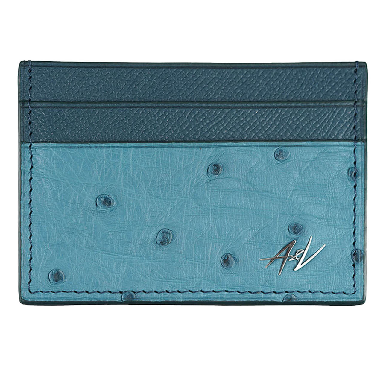 Card Holder in Ostrich