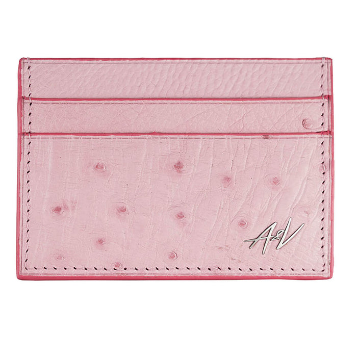 Card Holder in Ostrich