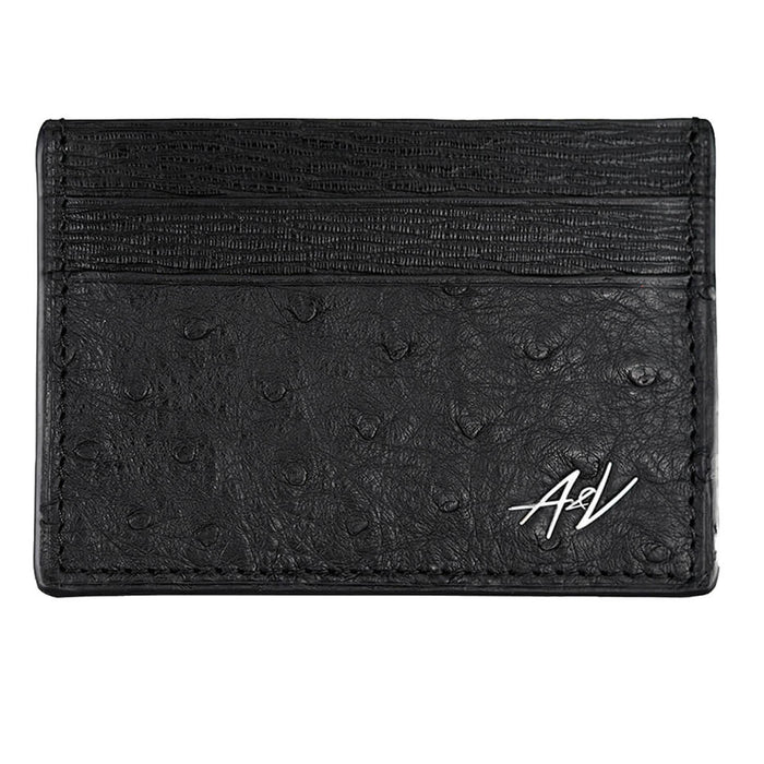 Card Holder in Ostrich