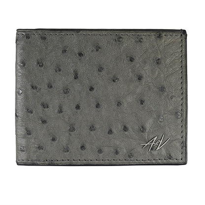 WALLET OSTRICH LEATHER NIGHT TRAIN