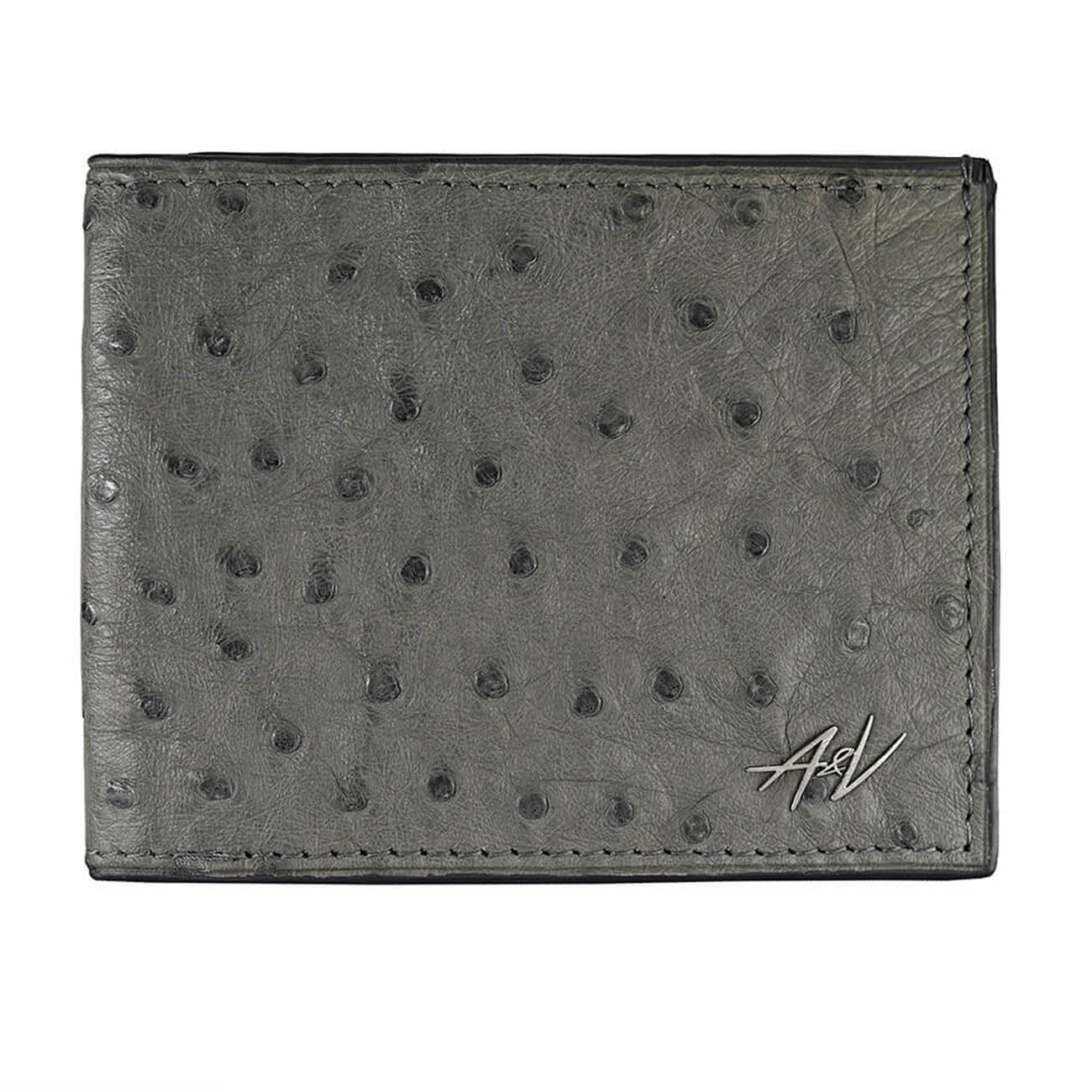 Bi-fold Wallet In Ostrich