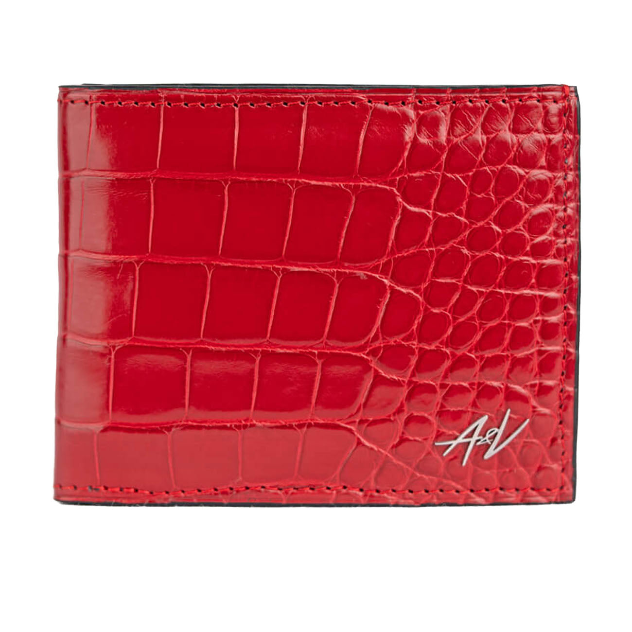 Bi-fold Wallet In Alligator