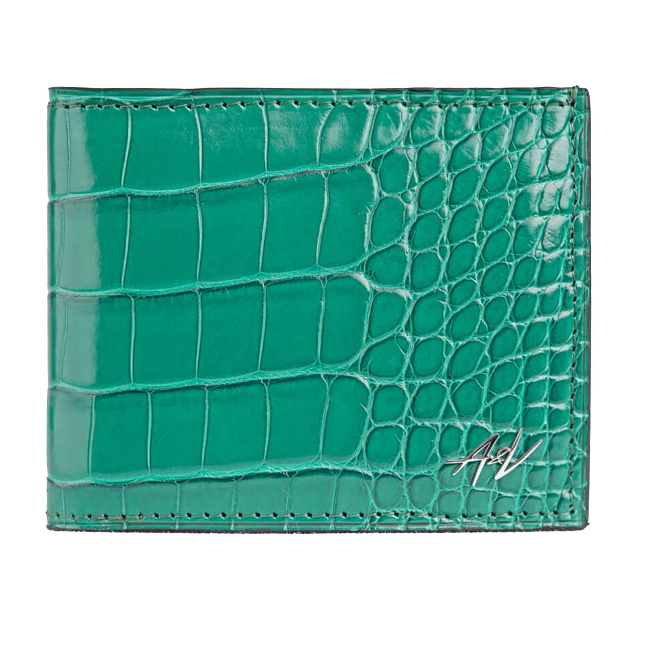 Bi-fold Wallet In Alligator