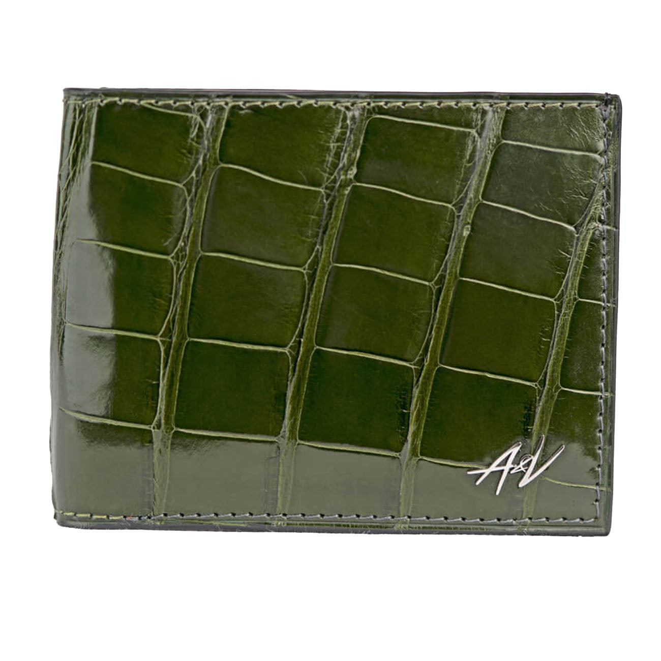 Bi-fold Wallet In Alligator