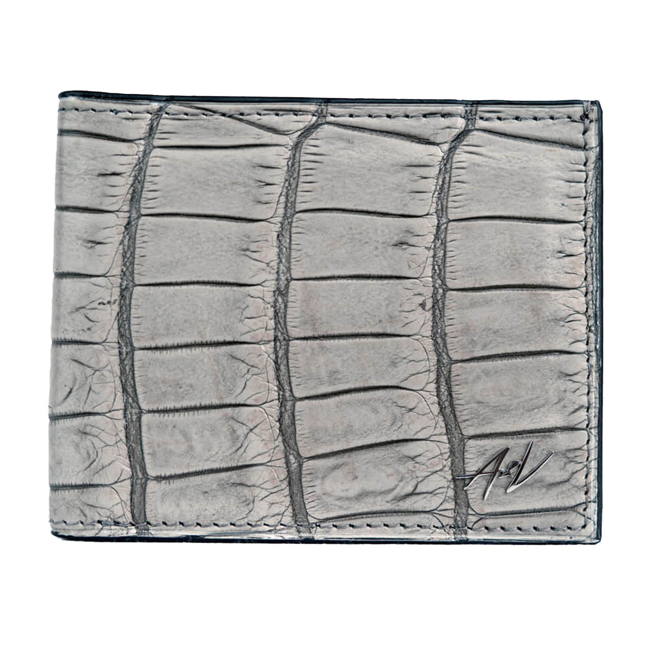 Bi-fold Wallet In Alligator