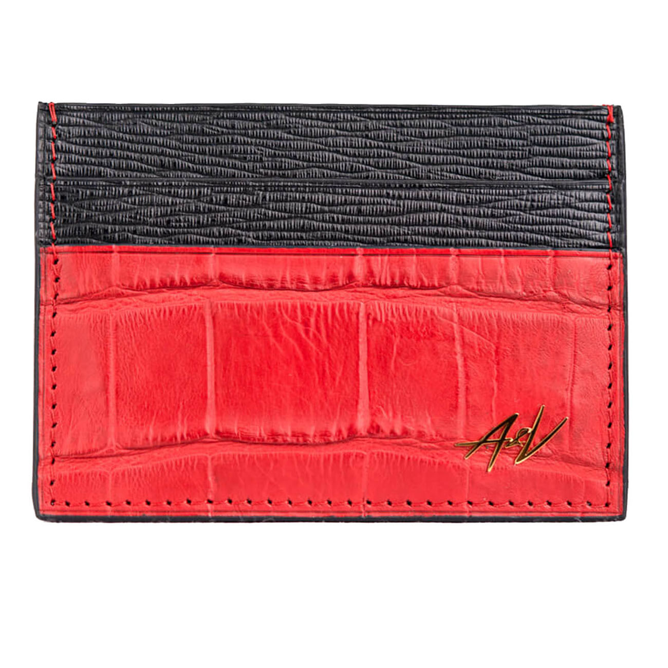 CARD HOLDER ALLIGATOR HOLDER RED