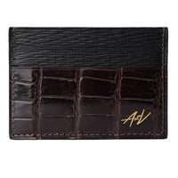Card Holder in Alligator