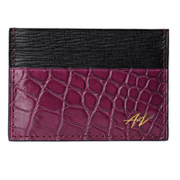 Card Holder in Alligator