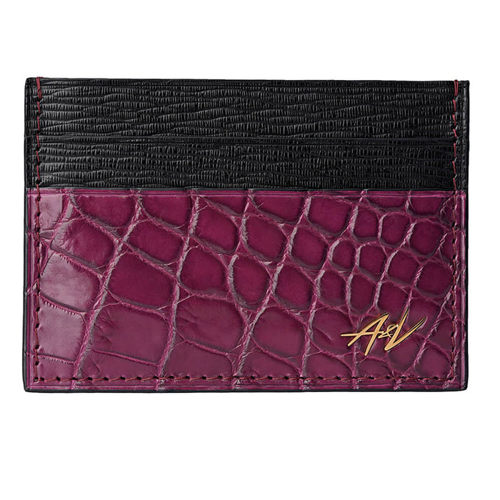 Card Holder in Alligator