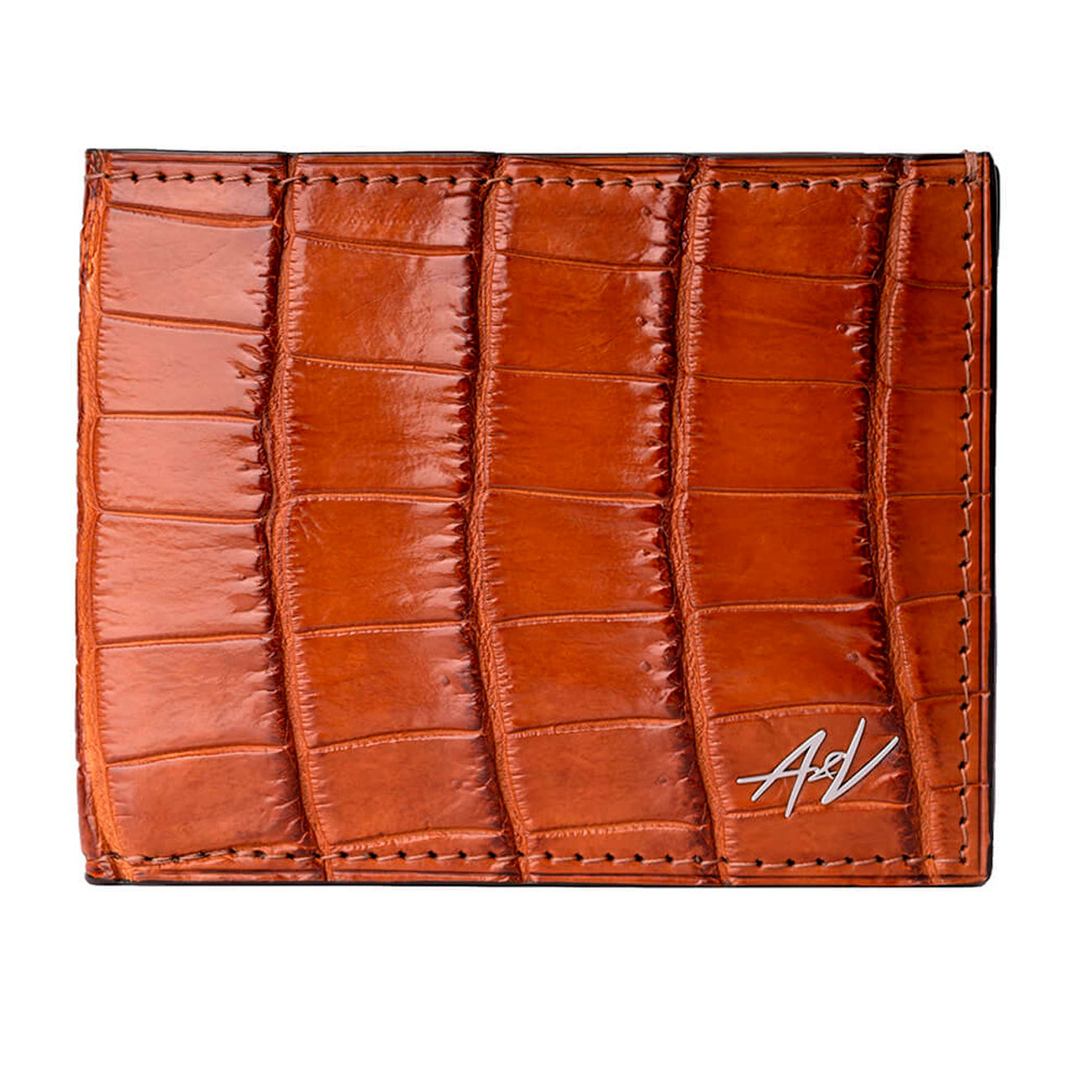 Bi-fold Wallet In Alligator