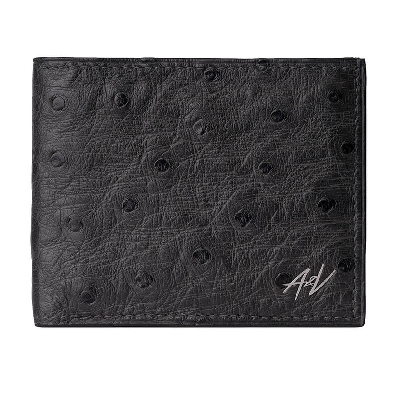 WALLET OSTRICH LEATHER MIDNIGHT DREAM