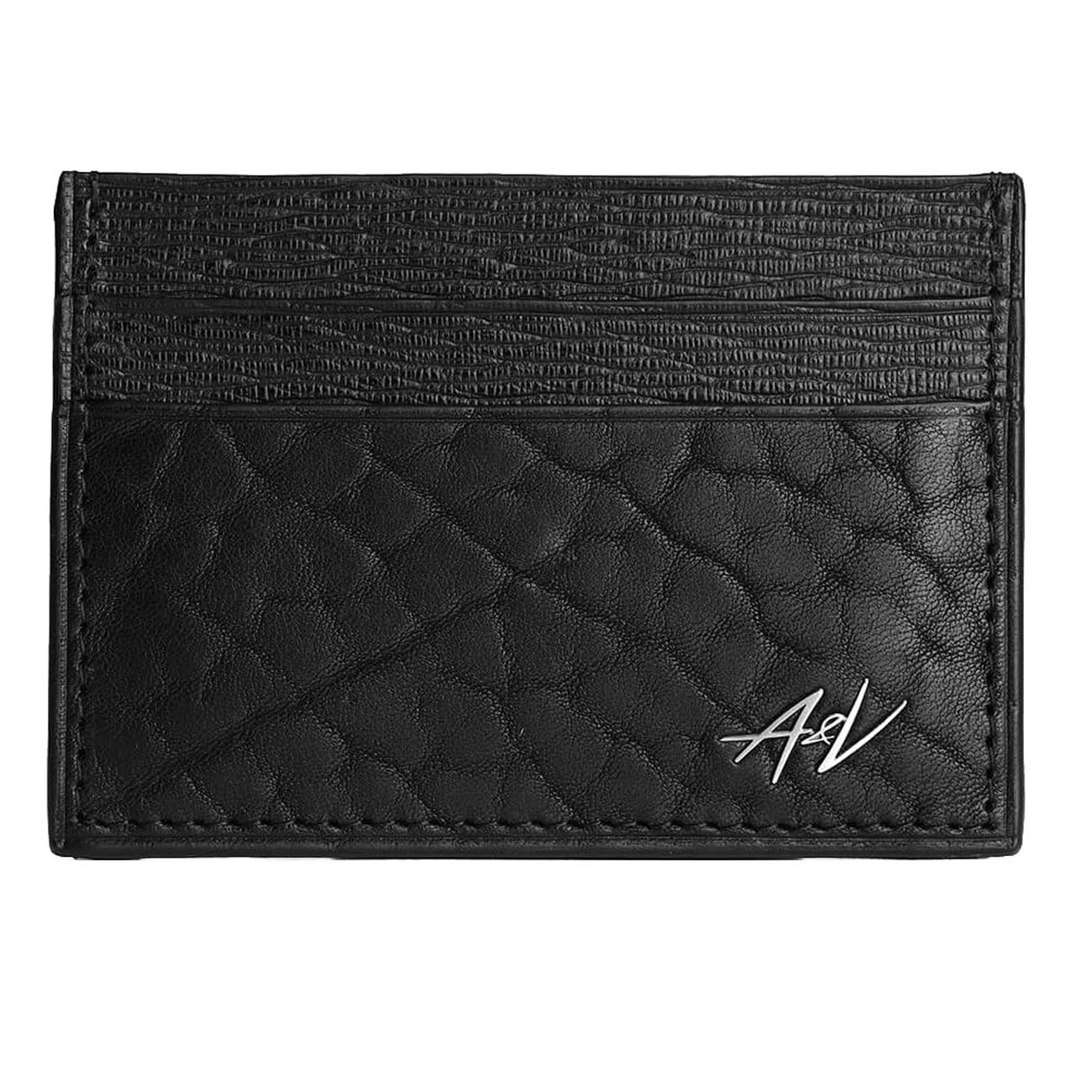 CARD HOLDER ELEPHANT MATTE BLACK