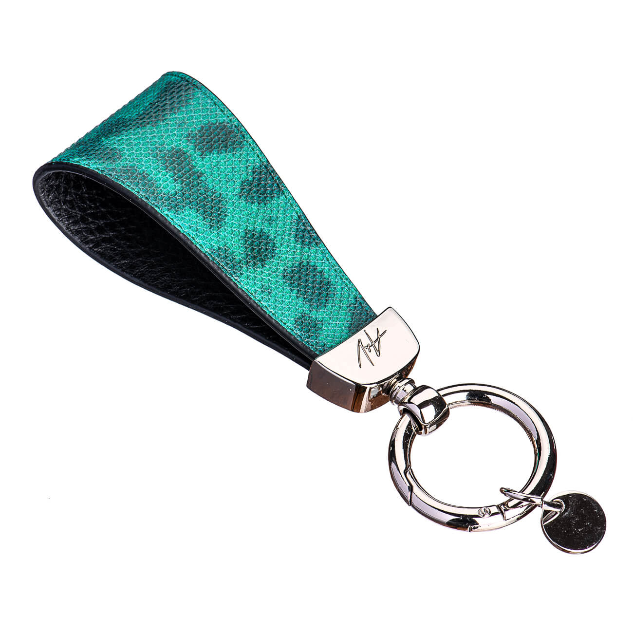 KEYCHAIN MOON JADE GREEN