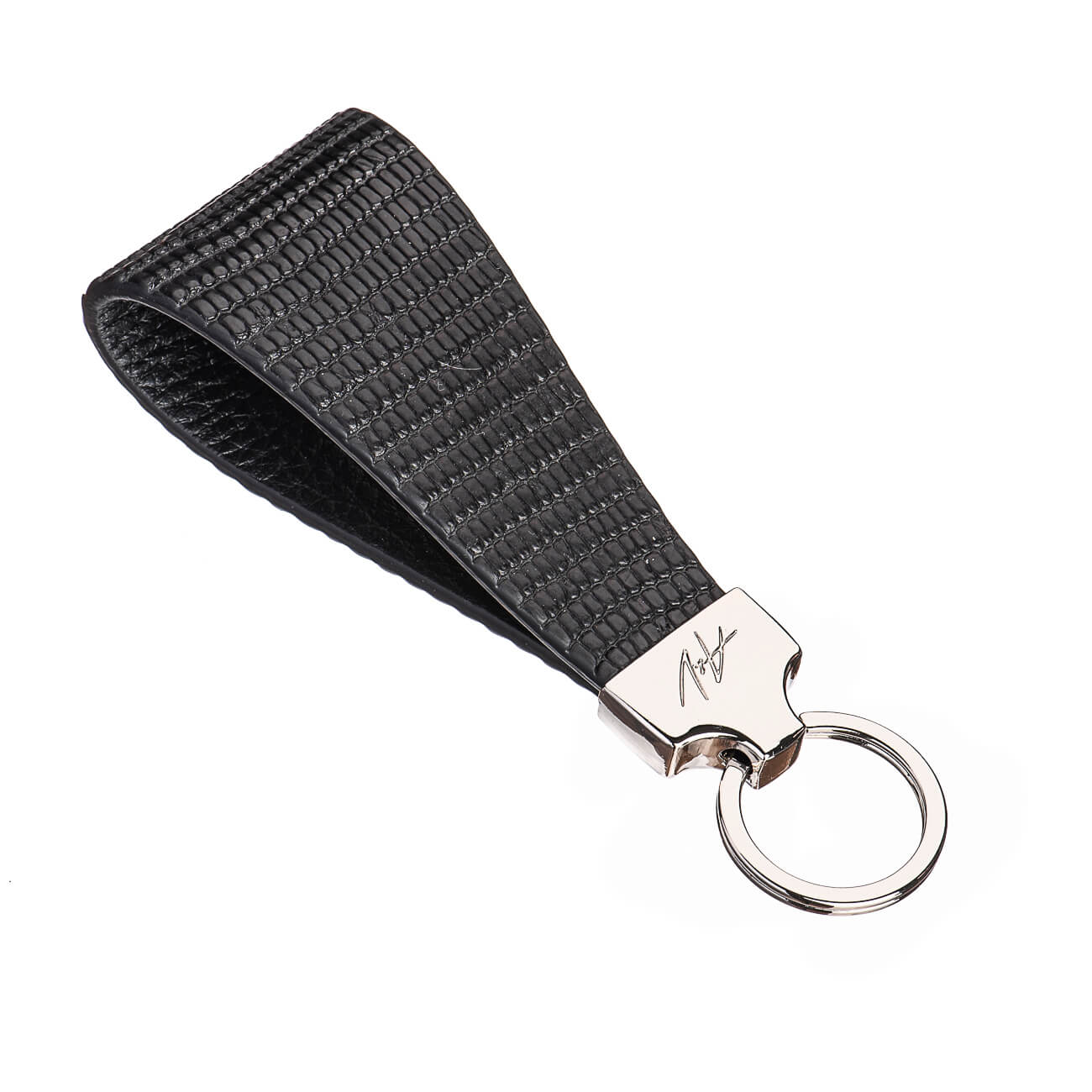 KEYCHAIN ROCK LIZARD BLACK MAT