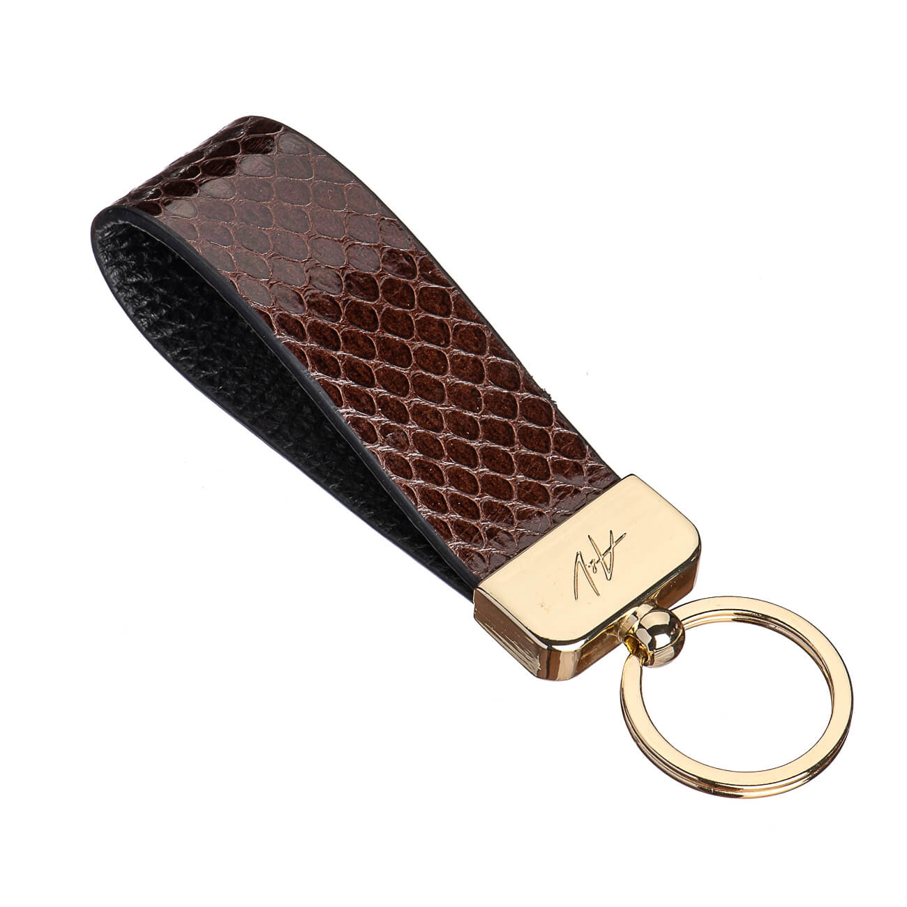 KEYCHAIN METALLIQUE DARK CHOCOLATE