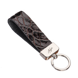 KEYCHAIN METALLIQUE CLASSIC BROWN