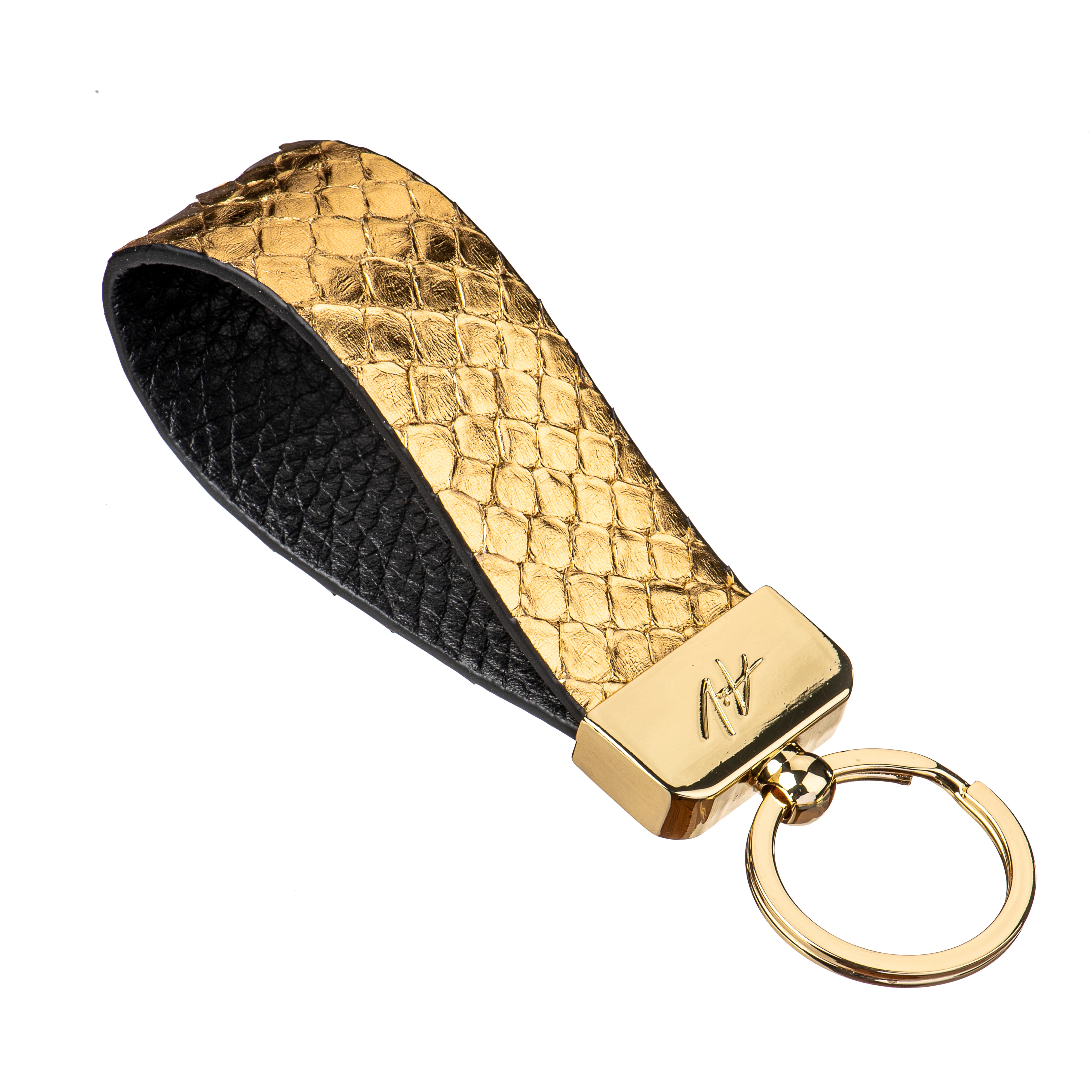 KEYCHAIN METALLIQUE BRIGHT GOLD