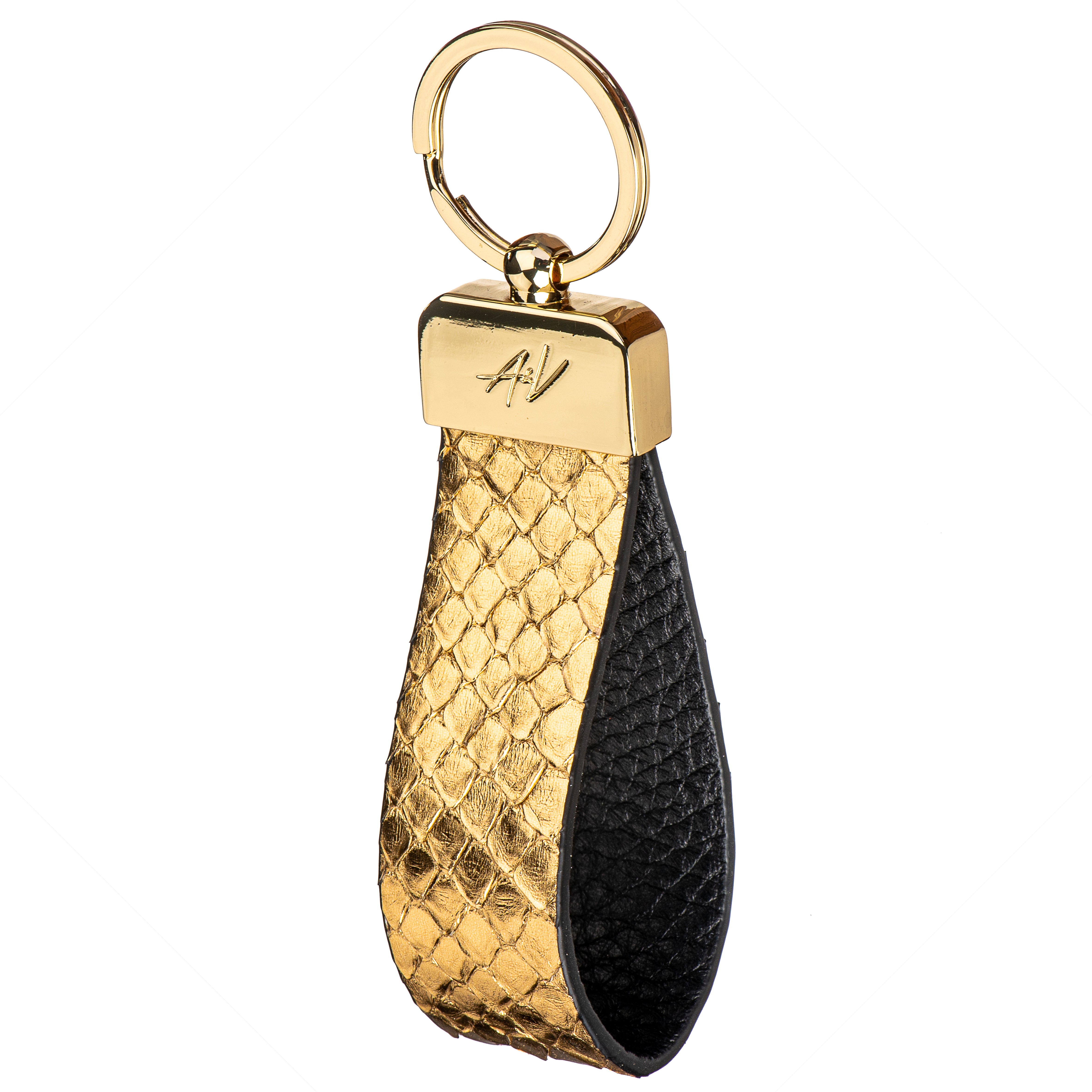 KEYCHAIN METALLIQUE BRIGHT GOLD