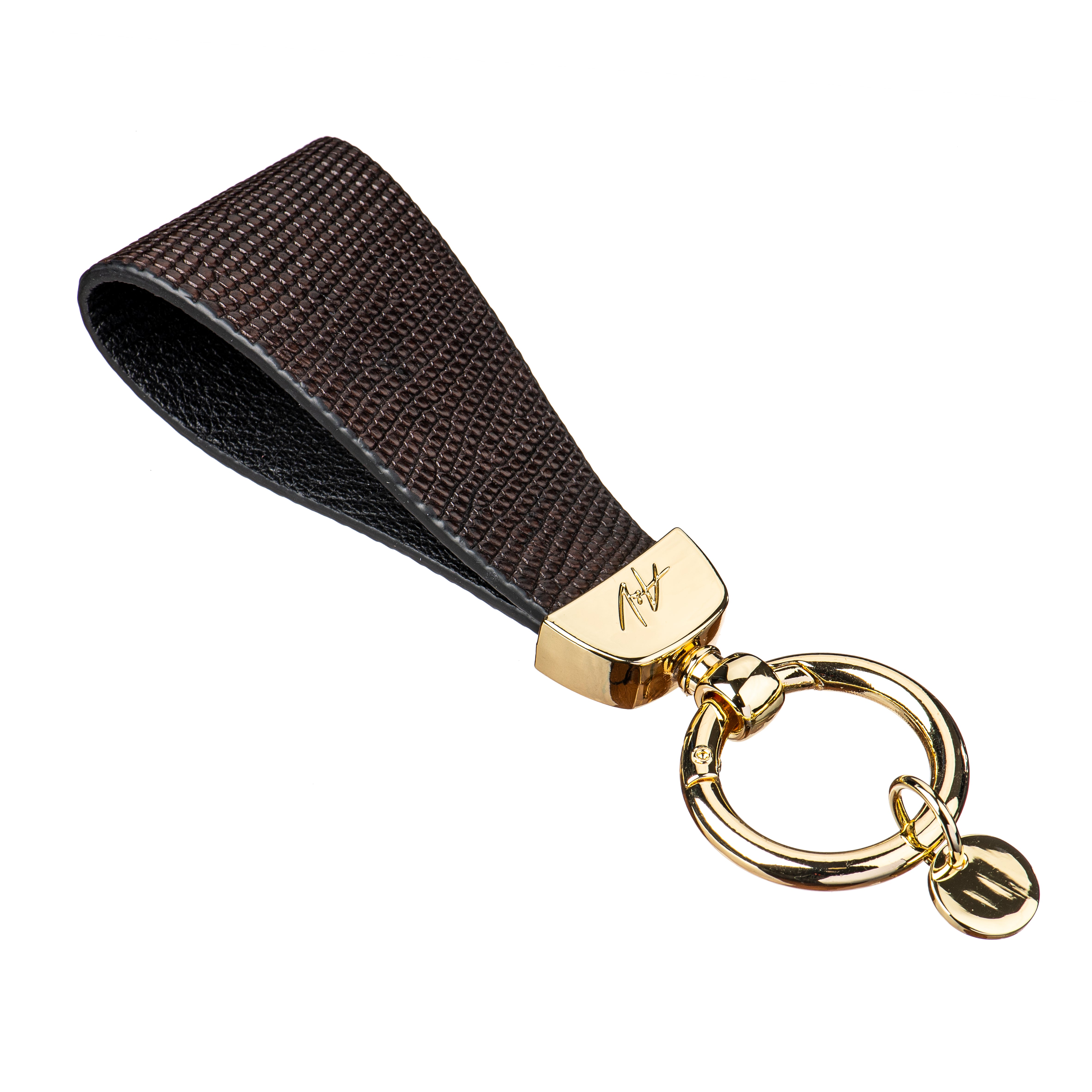 KEYCHAIN MOON BROWN MATT