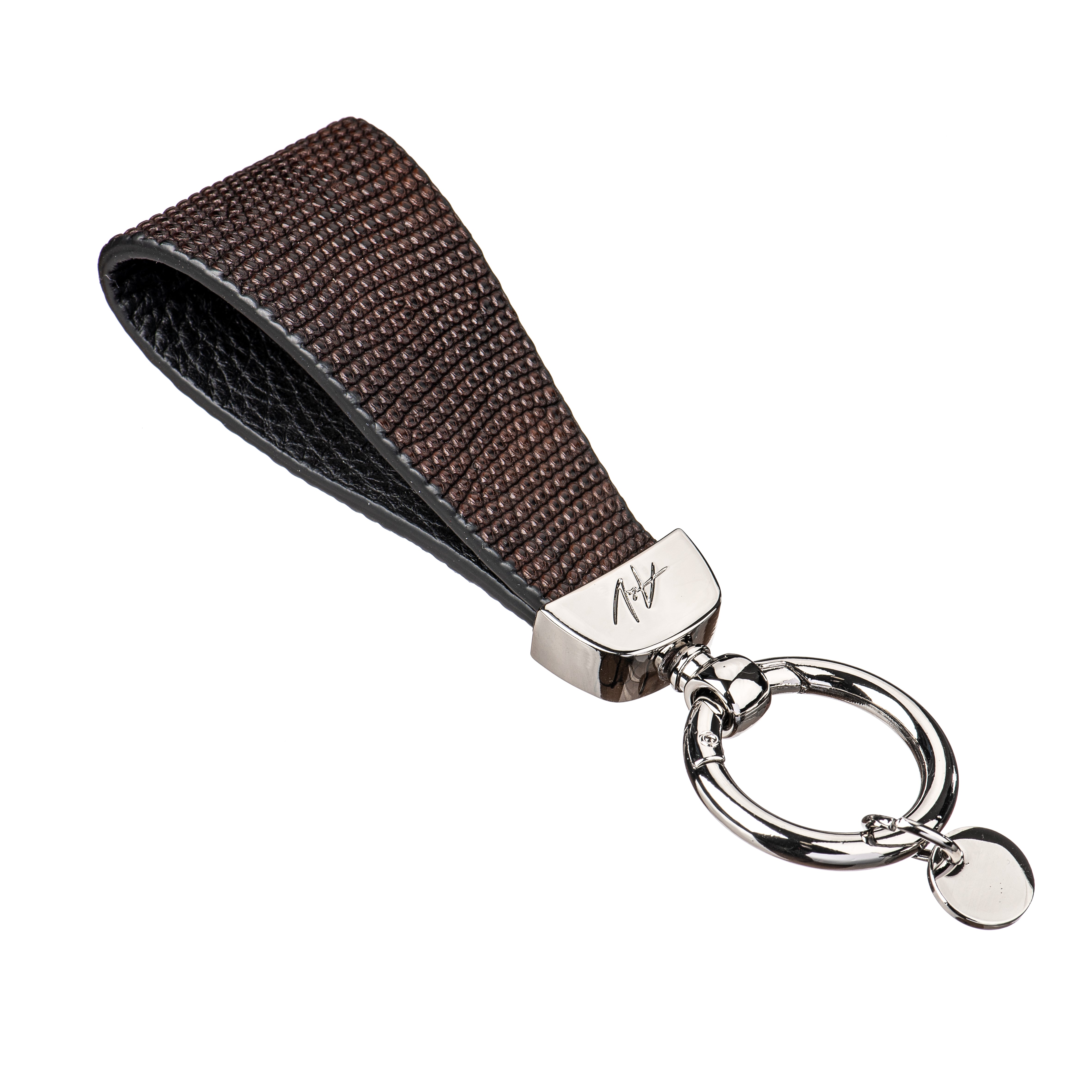 KEYCHAIN MOON BROWN MATT