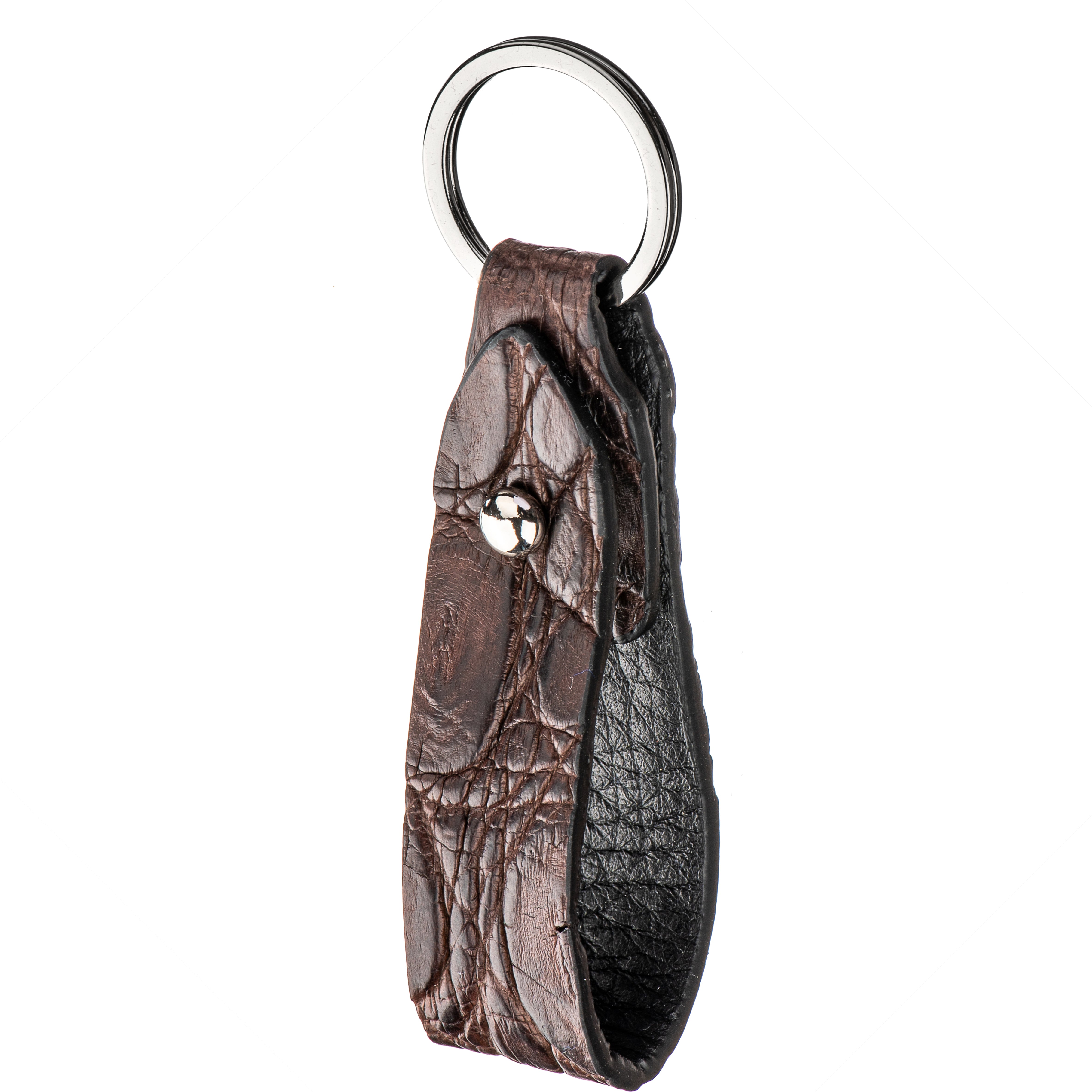 KEYCHAIN RIVET BROWN