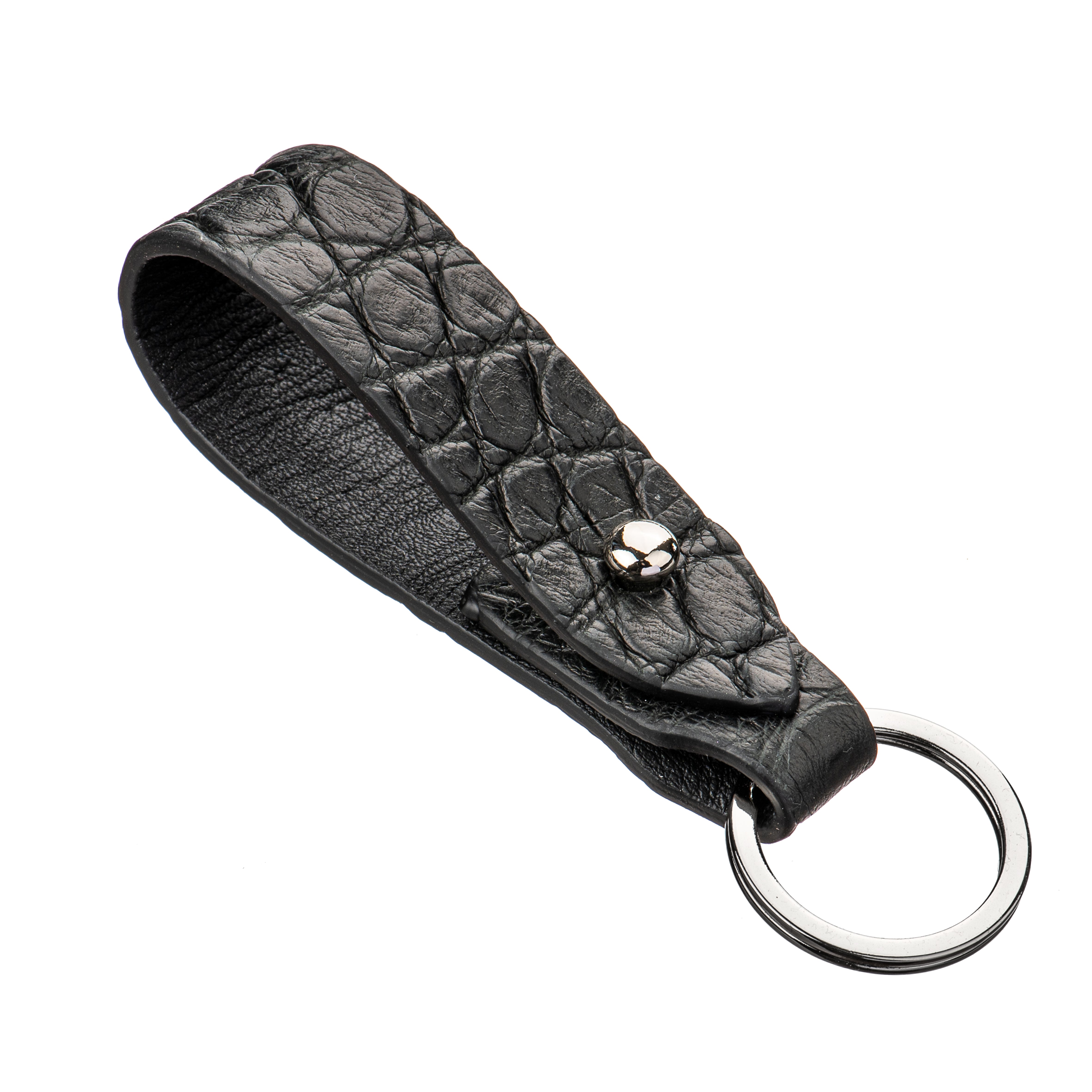 KEYCHAIN RIVET DARK GREY