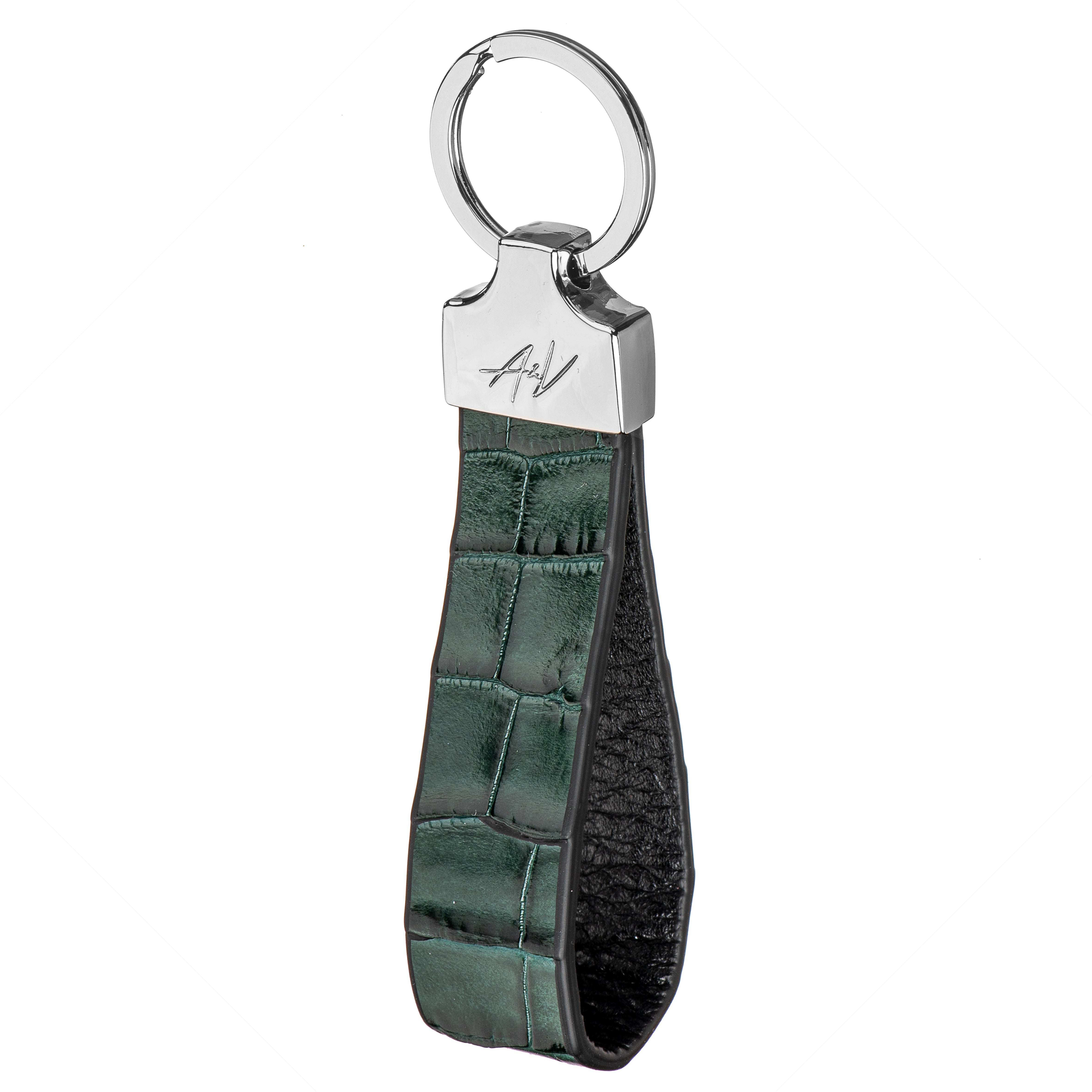 KEYCHAIN STONE HUNTER GREEN