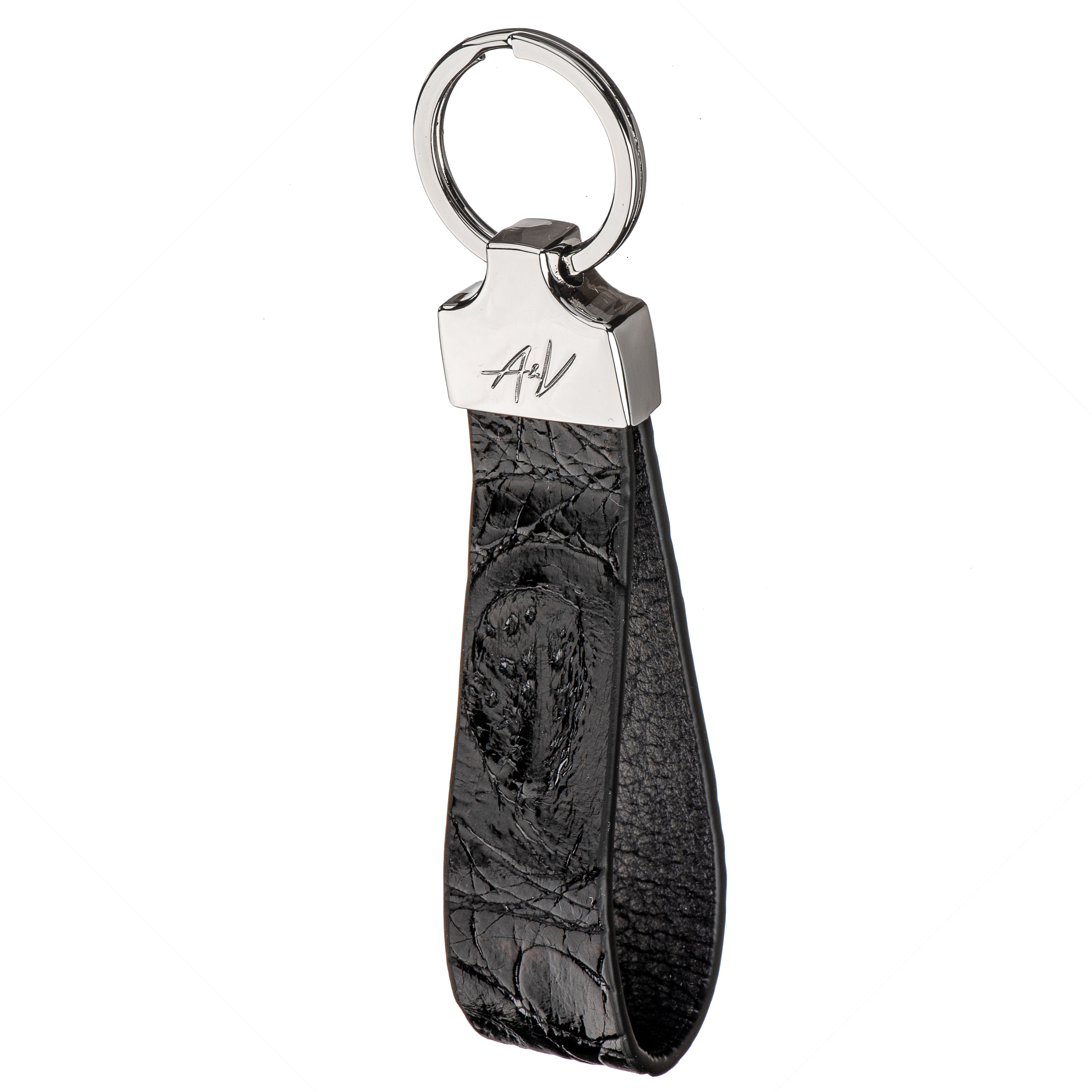 KEYCHAIN STONE BEAUTY BLACK