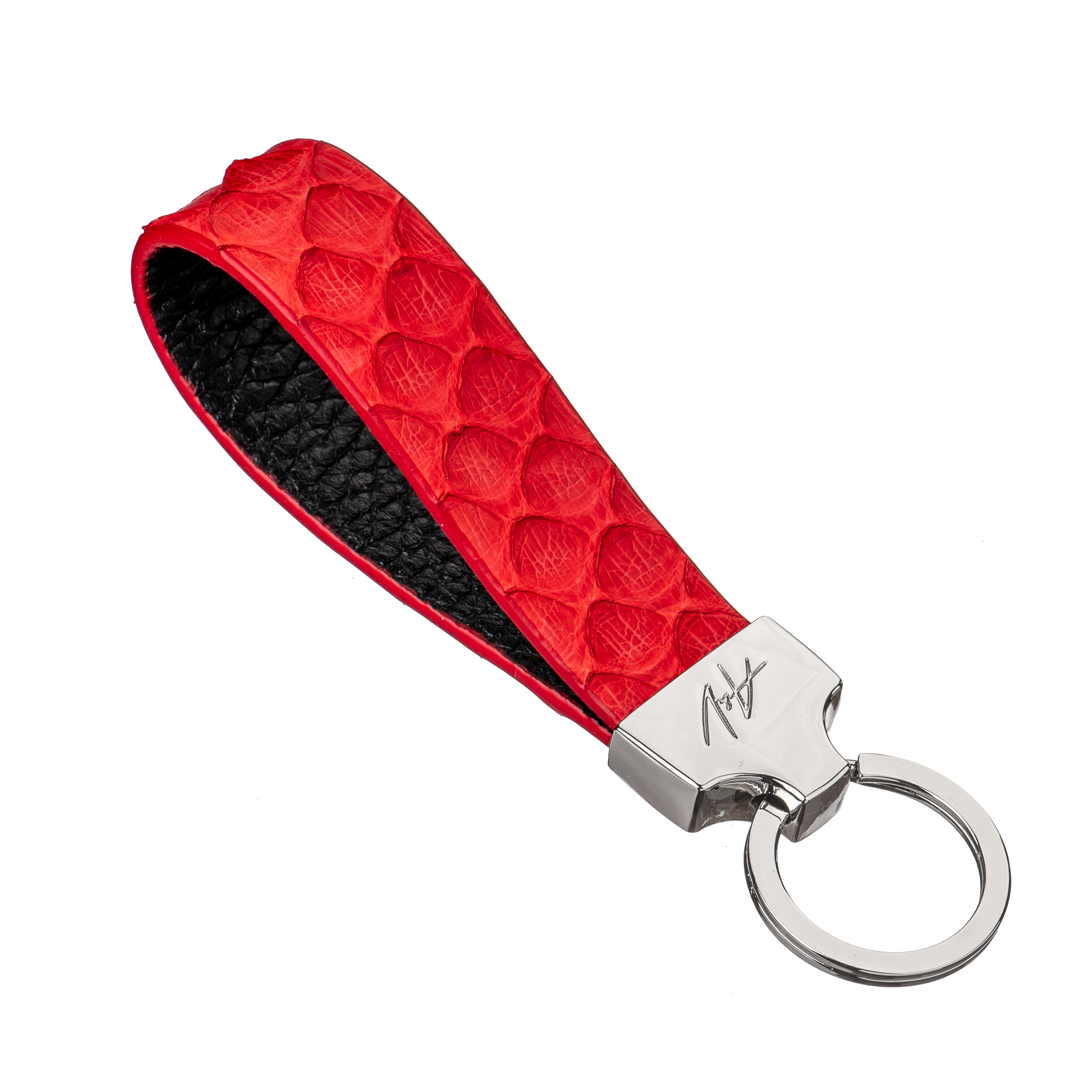 KEYCHAIN STONE RASPBERRY MATTE