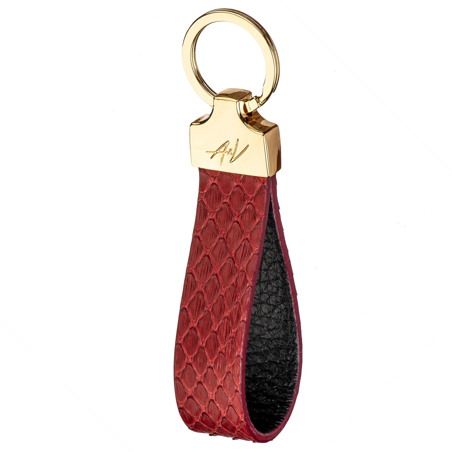 KEYCHAIN STONE MOROCCAN RED