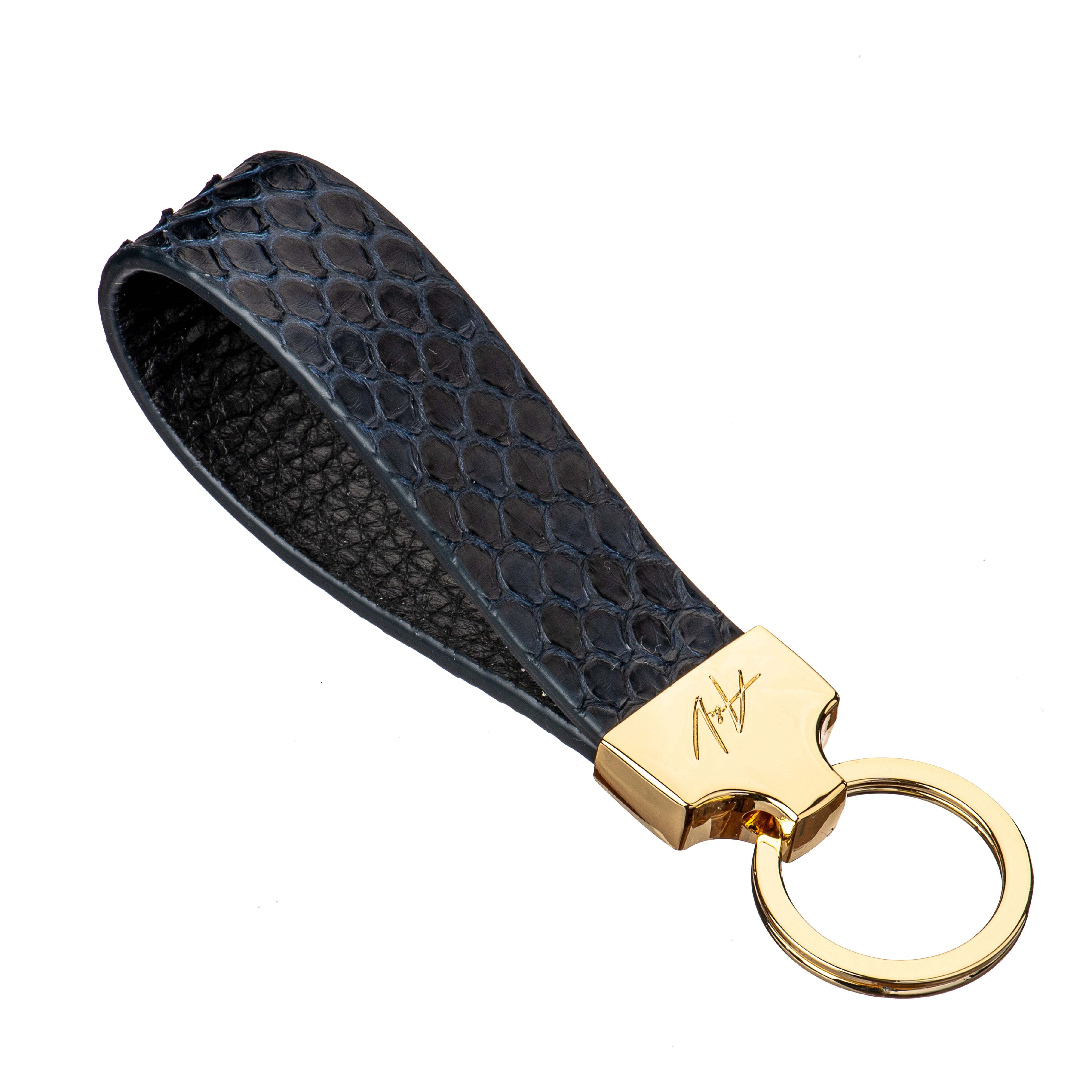 KEYCHAIN STONE MIDNIGHT BLUE