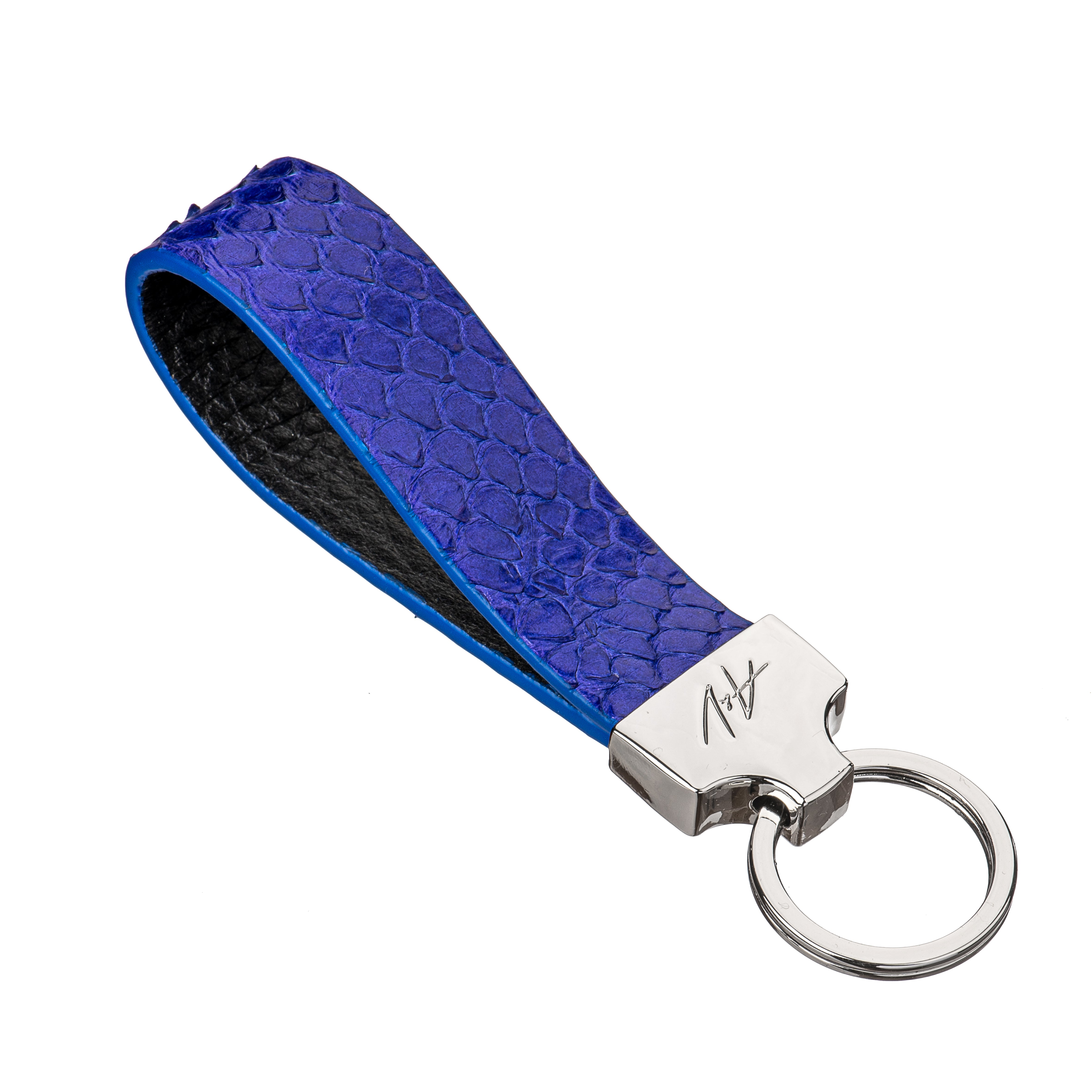 KEYCHAIN STONE BLUE PURPLE