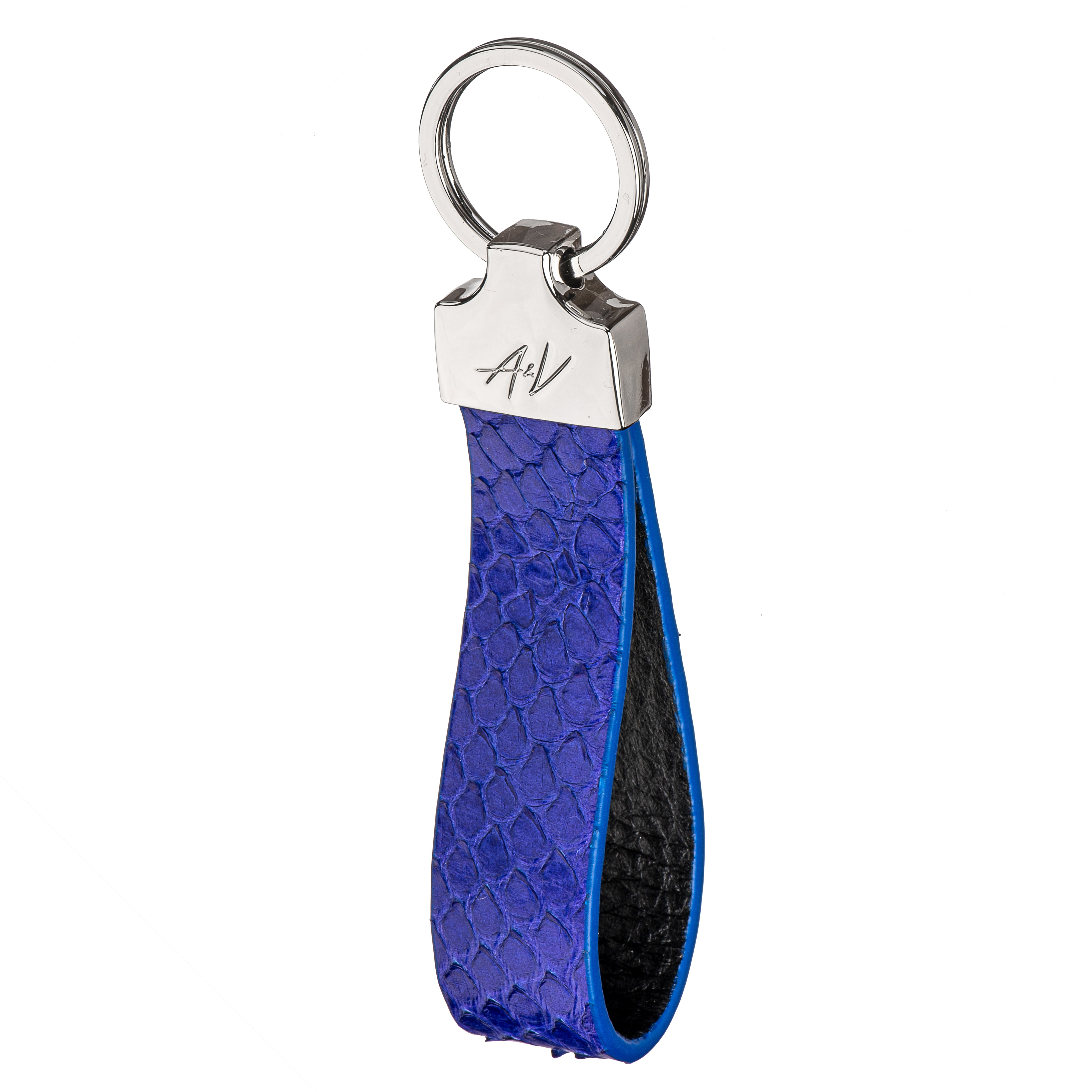 KEYCHAIN STONE BLUE PURPLE