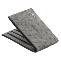 Bi-fold Wallet In Ostrich