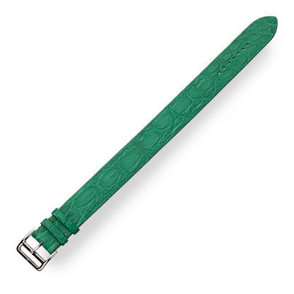 Bracelet Apple - Alligator "MINT GREEN" Silver