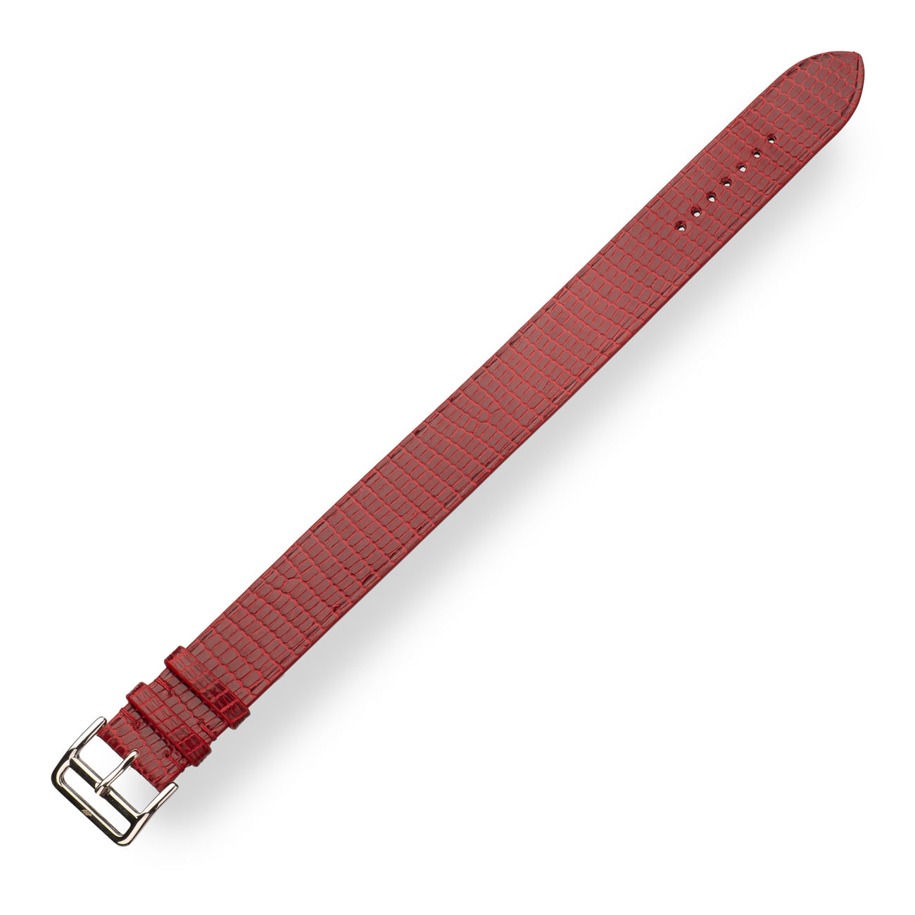 Bracelet Apple - Lizard "RED" Silver