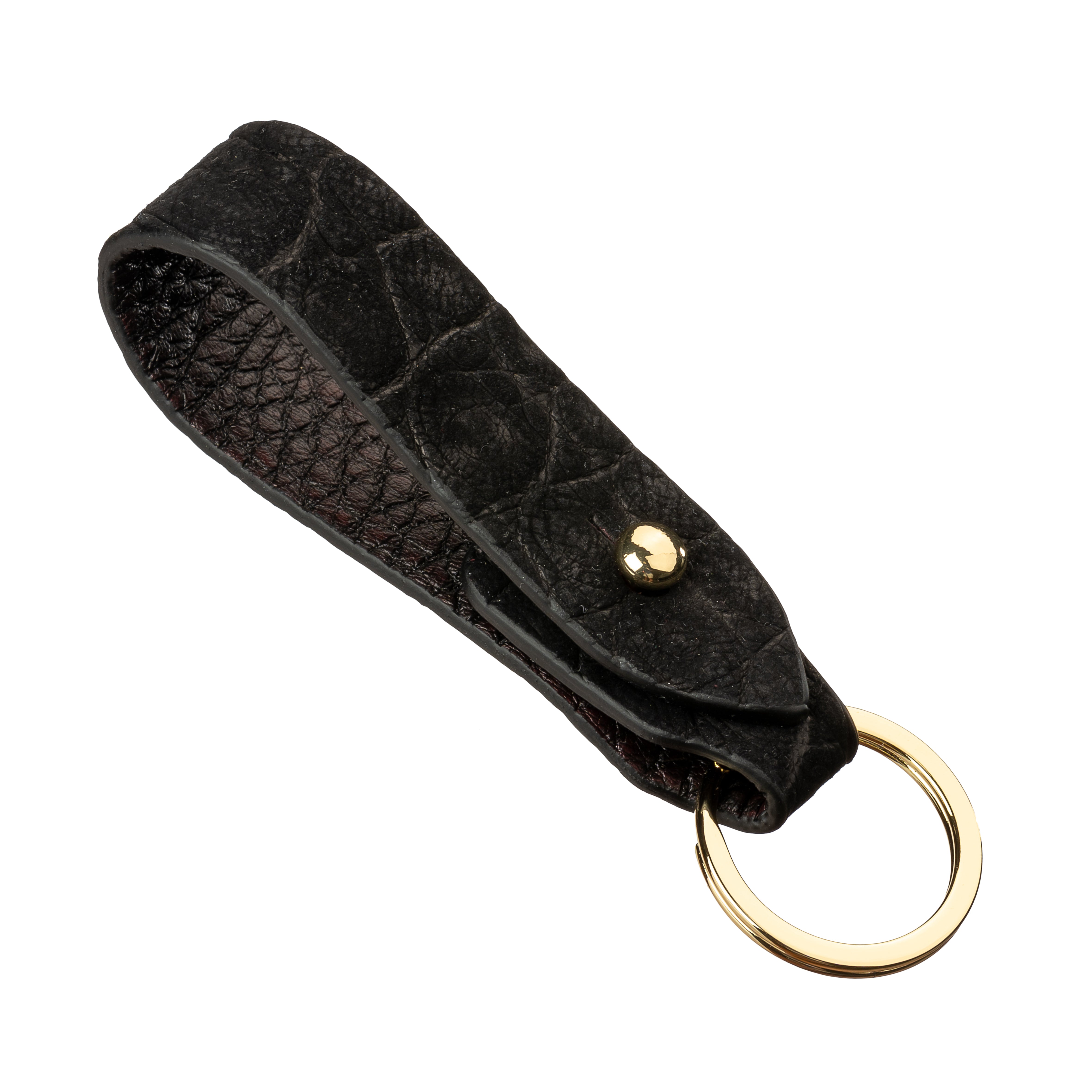 KEYCHAIN RIVET BLACK MATTE