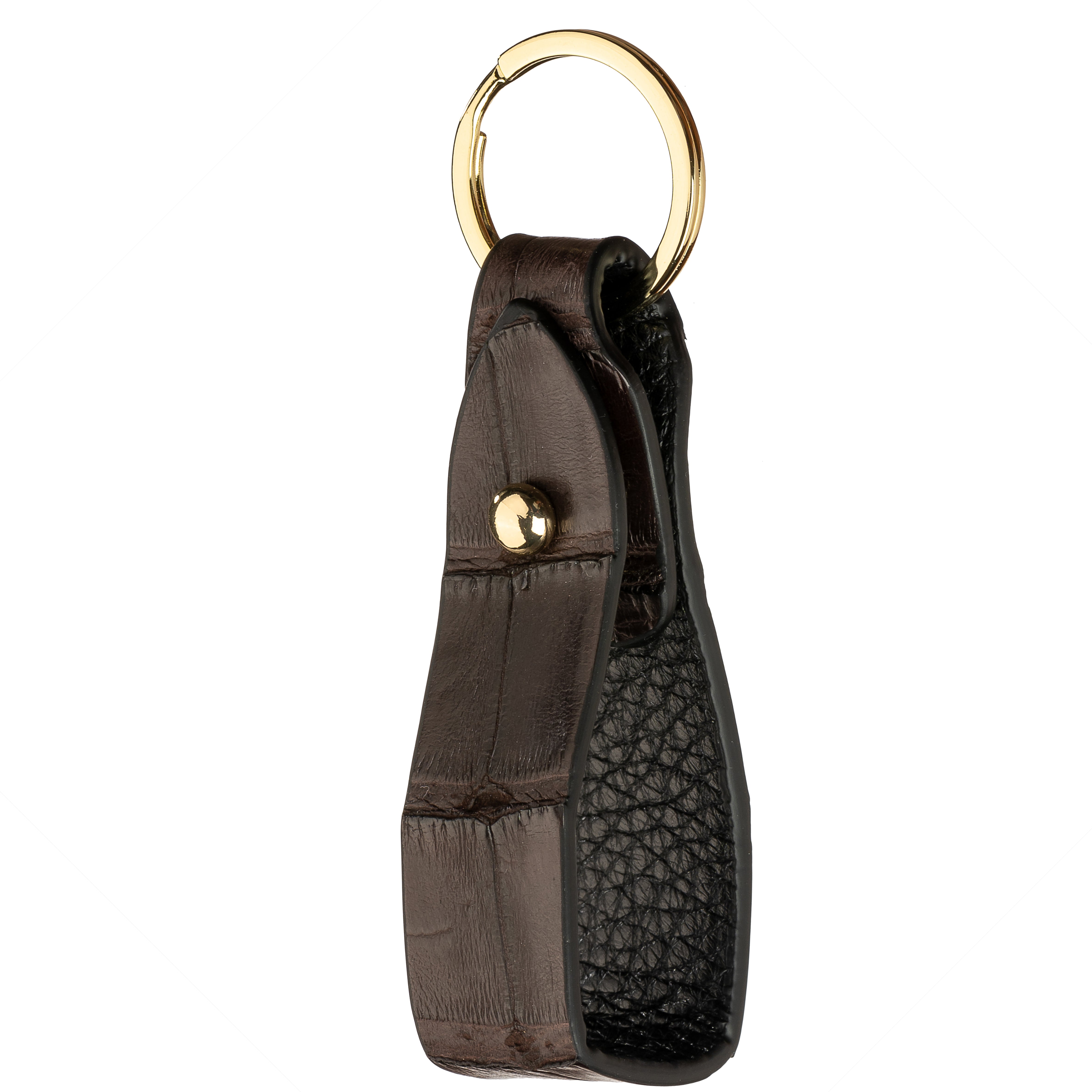 KEYCHAIN RIVET BROWN