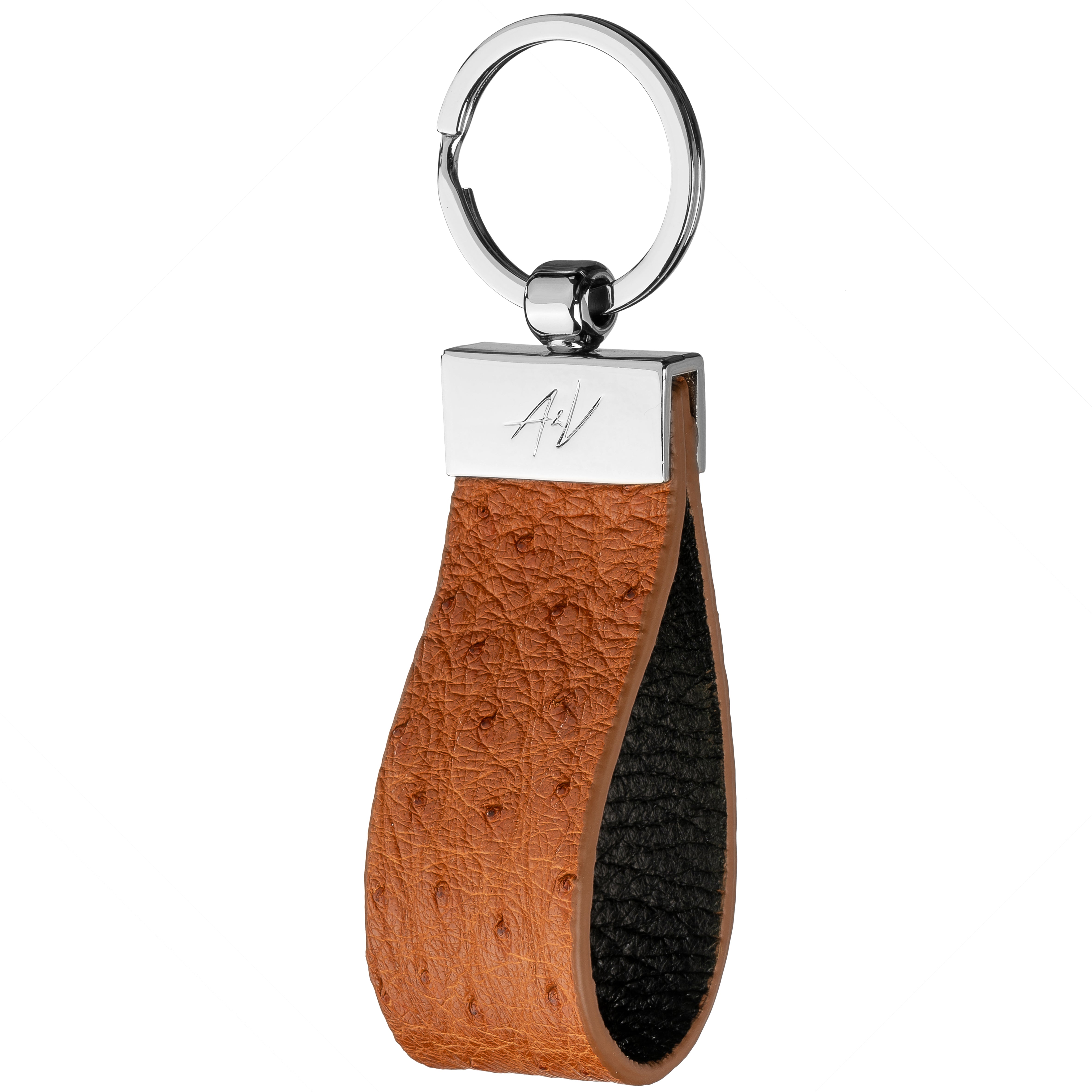 Keychain in Ostrich