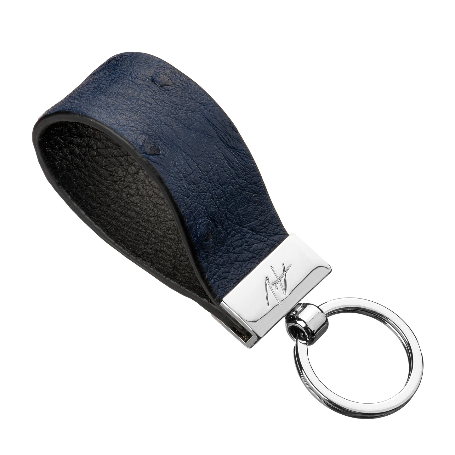 KEYCHAIN CLAMP BOLD BLUE (small)