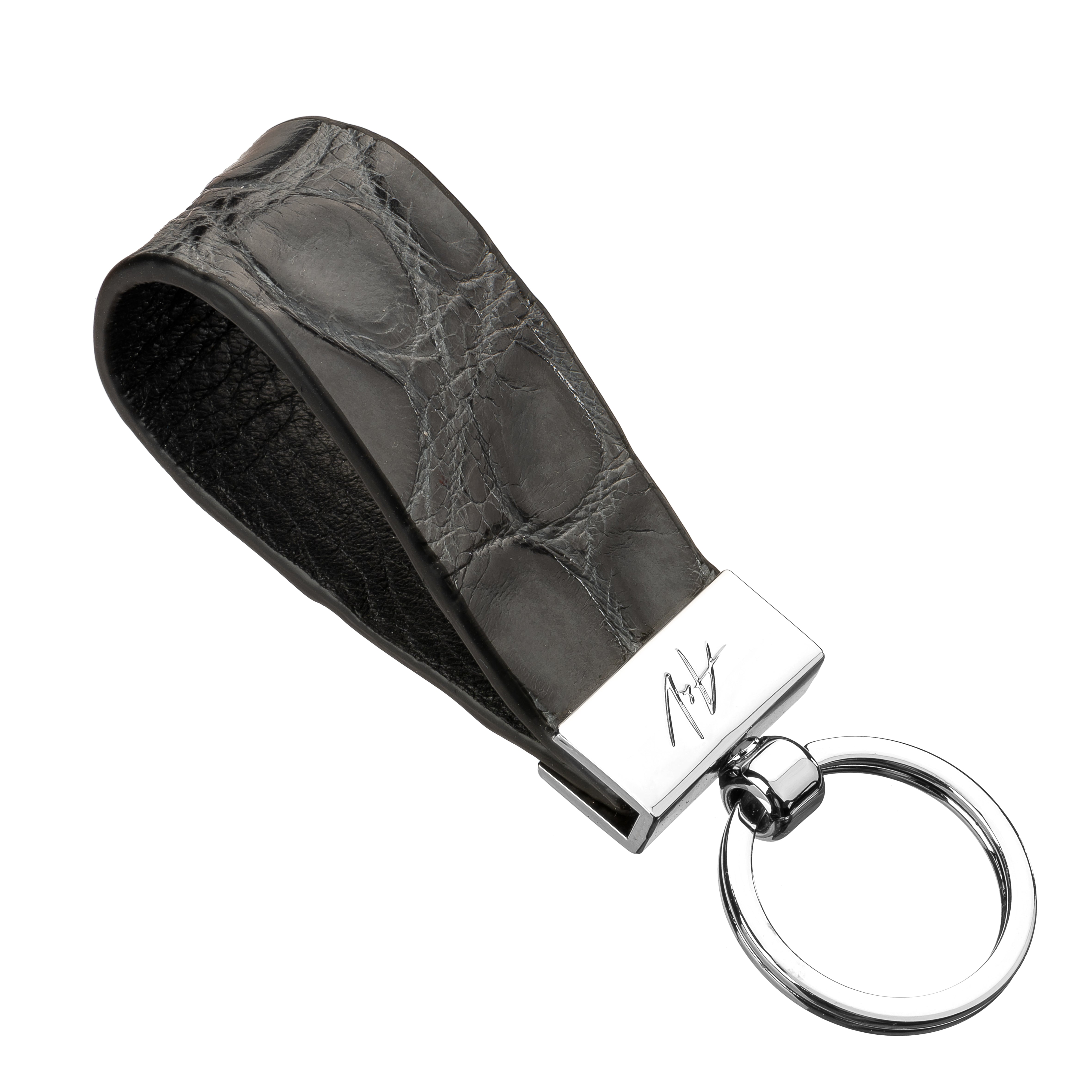 KEYCHAIN CLAMP GRAY (small)