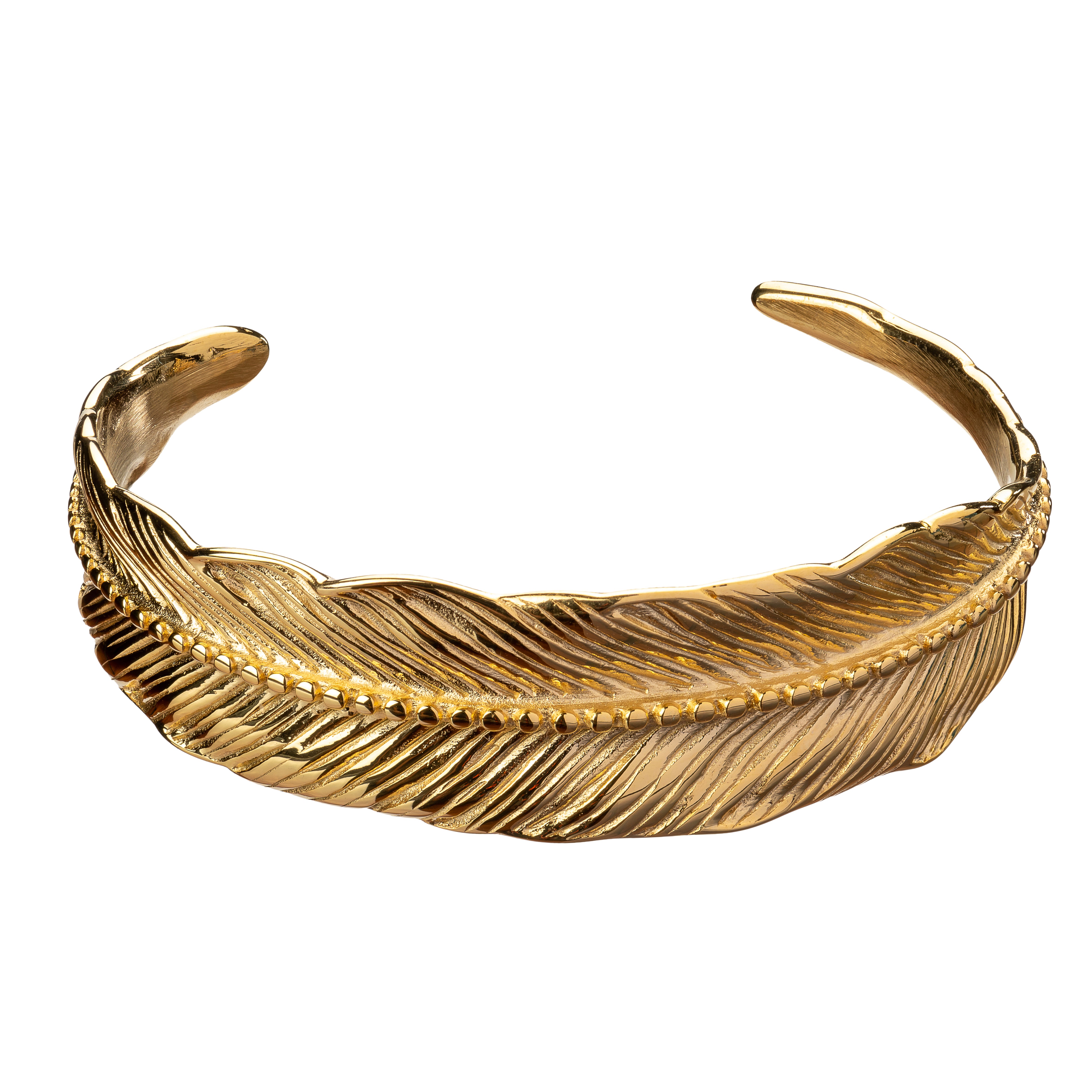 BRACELET FEATHER GOLD