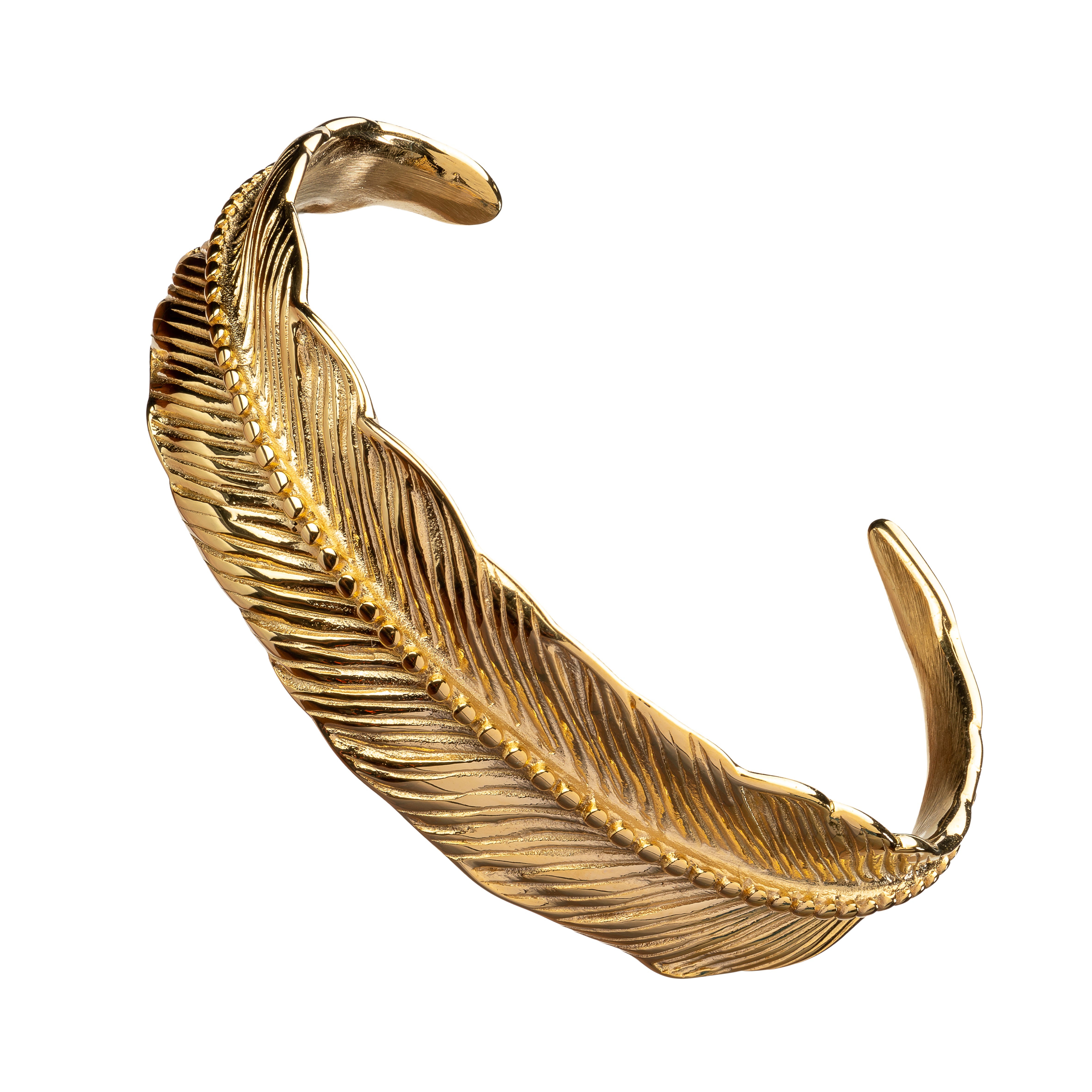 BRACELET FEATHER GOLD