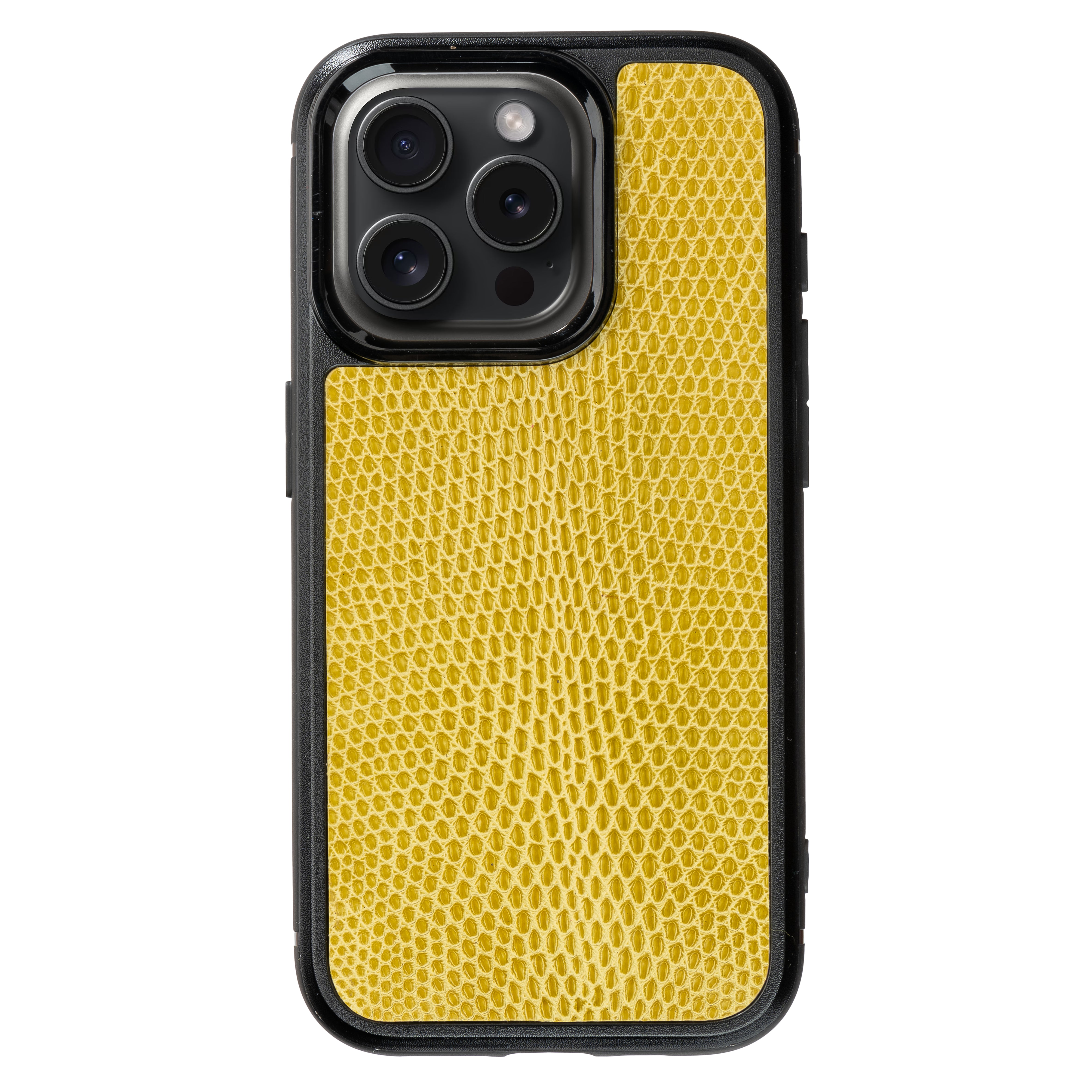 IPHONE 15 PRO MAX CASES LIZARD YELLOW