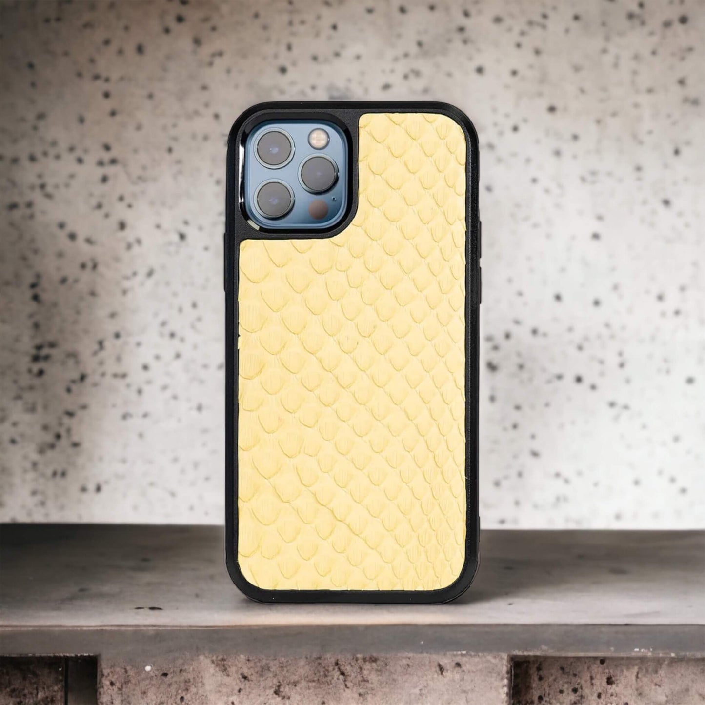 IPHONE 12 PRO & 12 CASES PYTHON  YELLOW ROSES