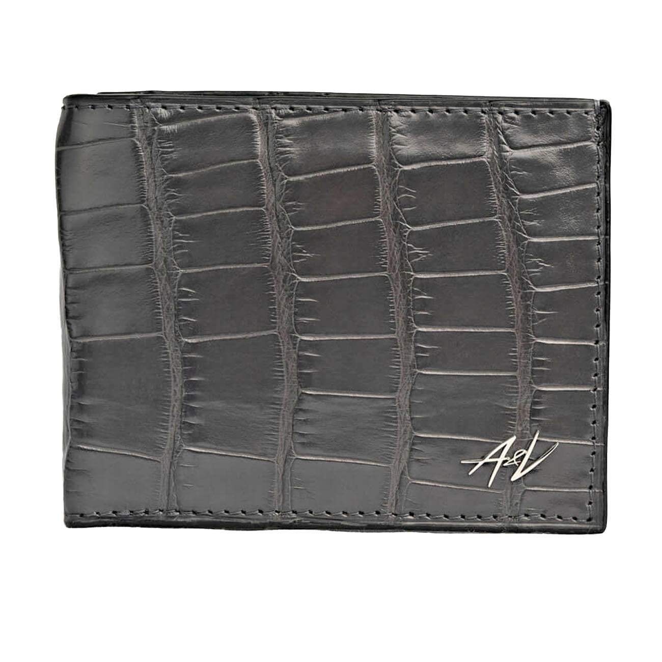 Bi-fold Wallet In Alligator