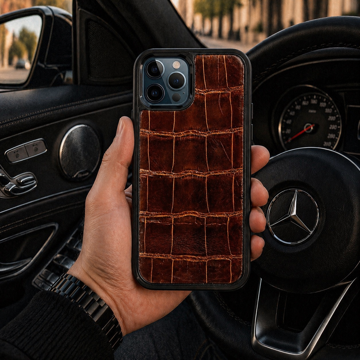 Classic Case For iPhone 12 Pro Max in Alligator