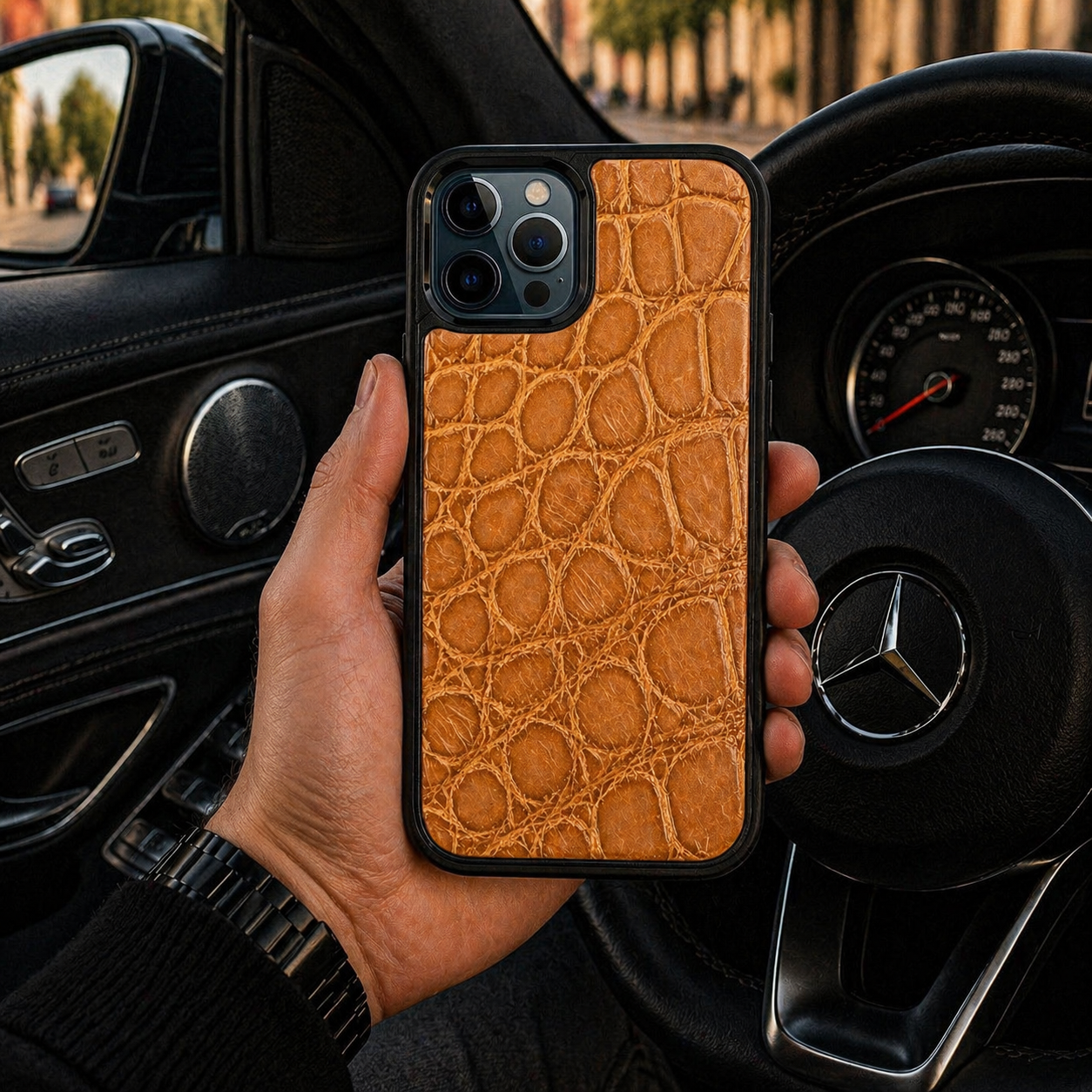 Classic Case For iPhone 12 Pro & 12 in Alligator