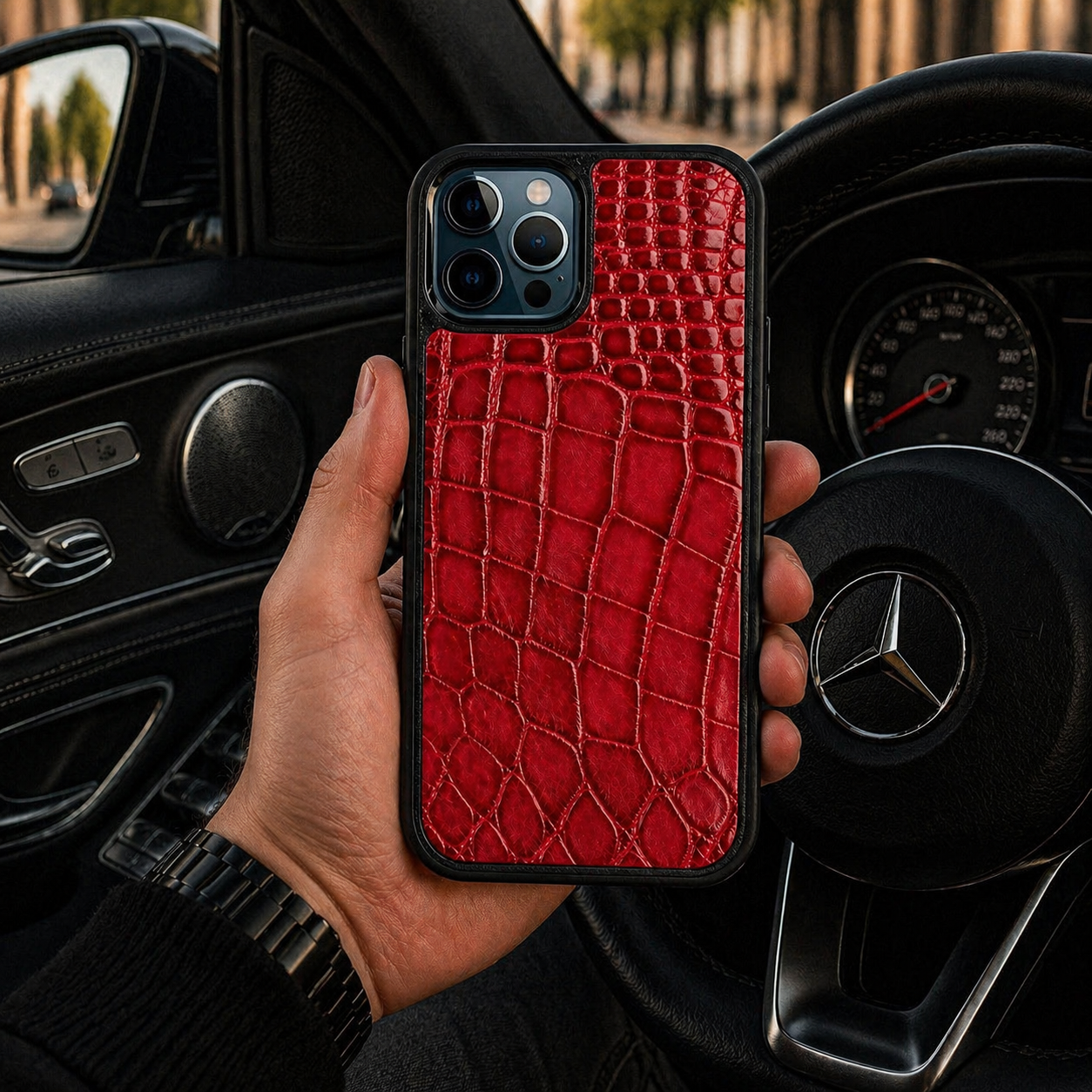 Classic Case For iPhone 12 Pro & 12 in Alligator